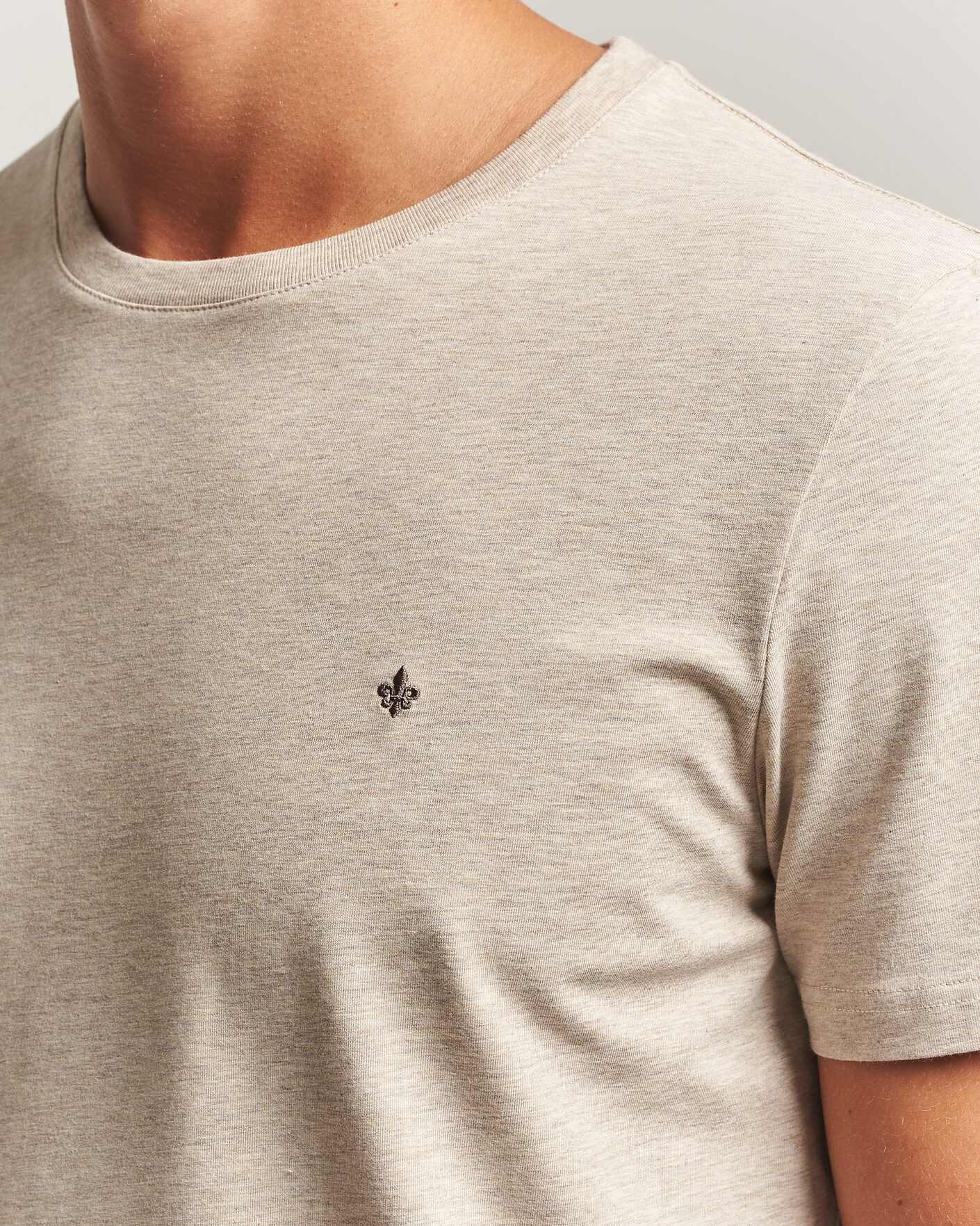 Homme | T-shirts | Morris | James Crew Neck T-Shirt Khaki