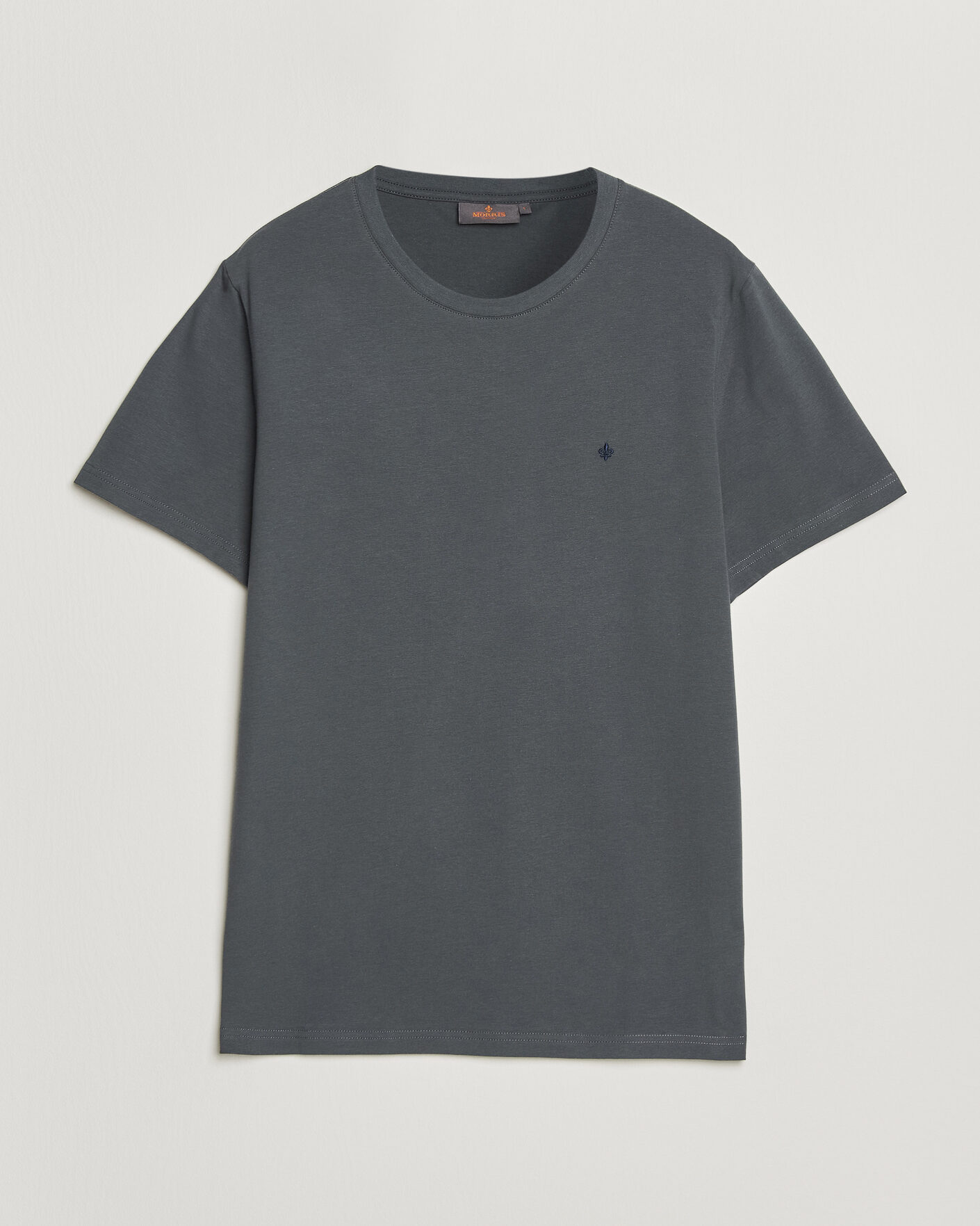 Homme | T-shirts | Morris | James Crew Neck T-Shirt Grey