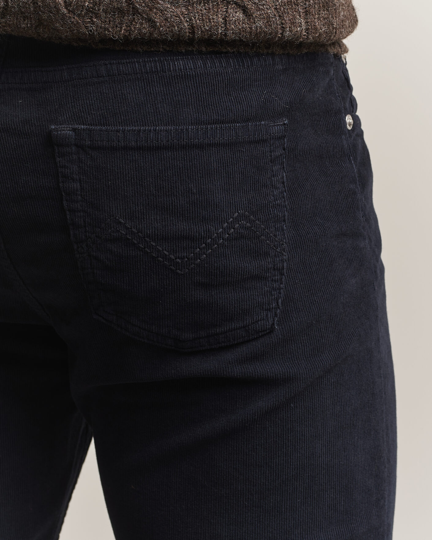 Homme | Pantalons | Morris | James Cord 5-Pocket Pants Navy