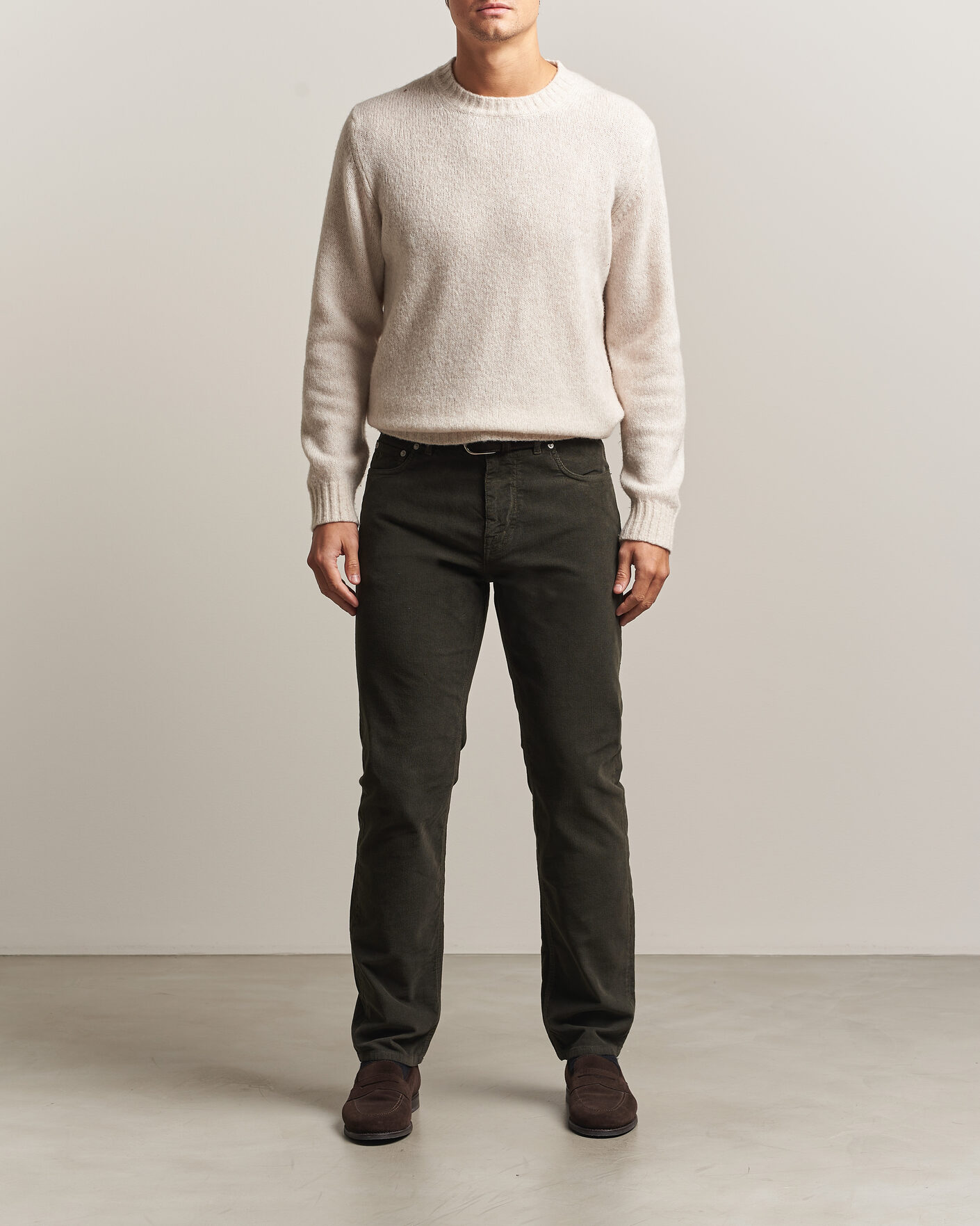 Homme | Pantalons | Morris | James Cord 5-Pocket Pants Olive