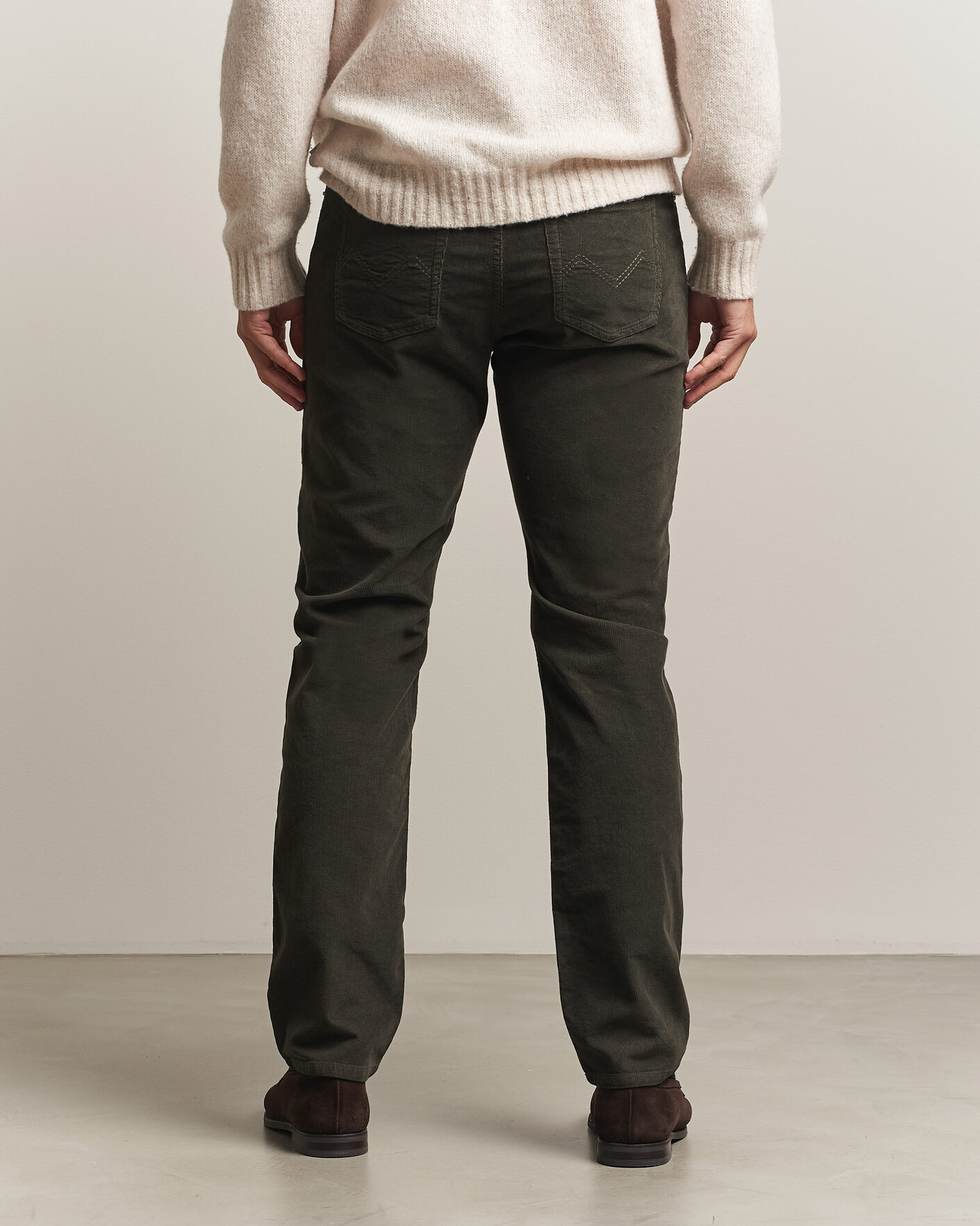 Homme | Pantalons | Morris | James Cord 5-Pocket Pants Olive