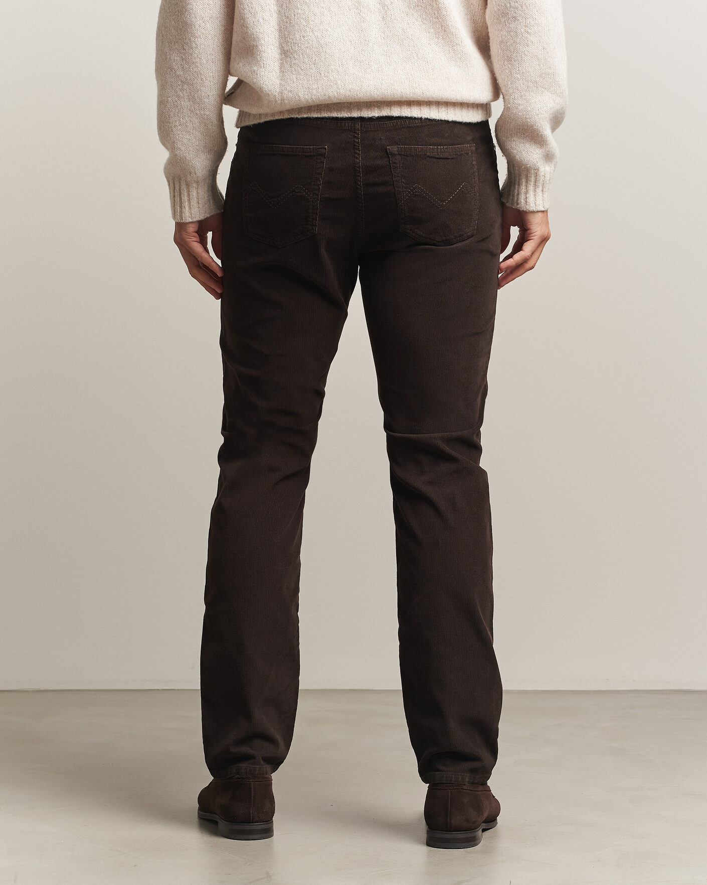 Homme | Pantalons | Morris | James Cord 5-Pocket Pants Brown