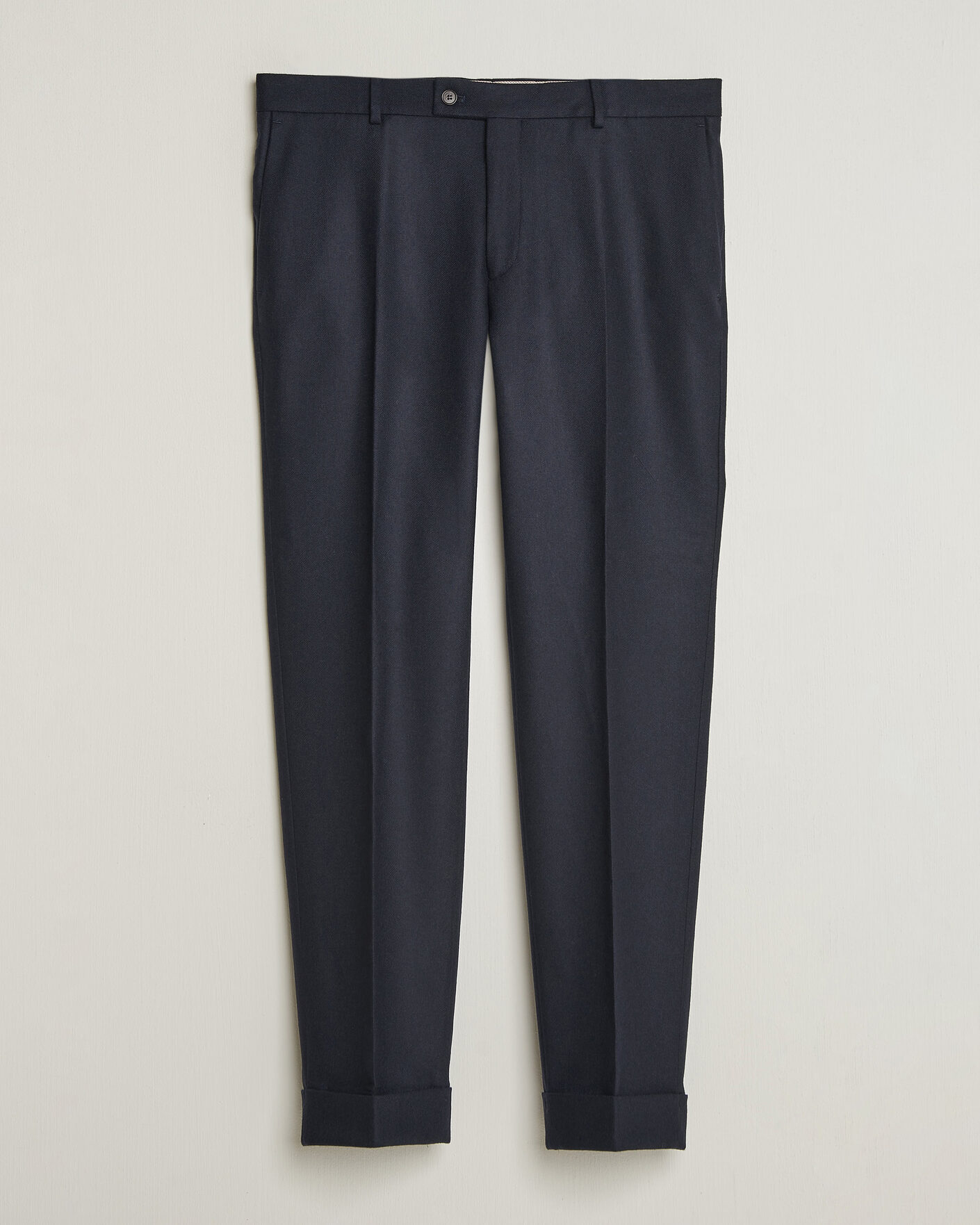 Homme | Pantalons | Morris | Flannel Suit Trousers Navy