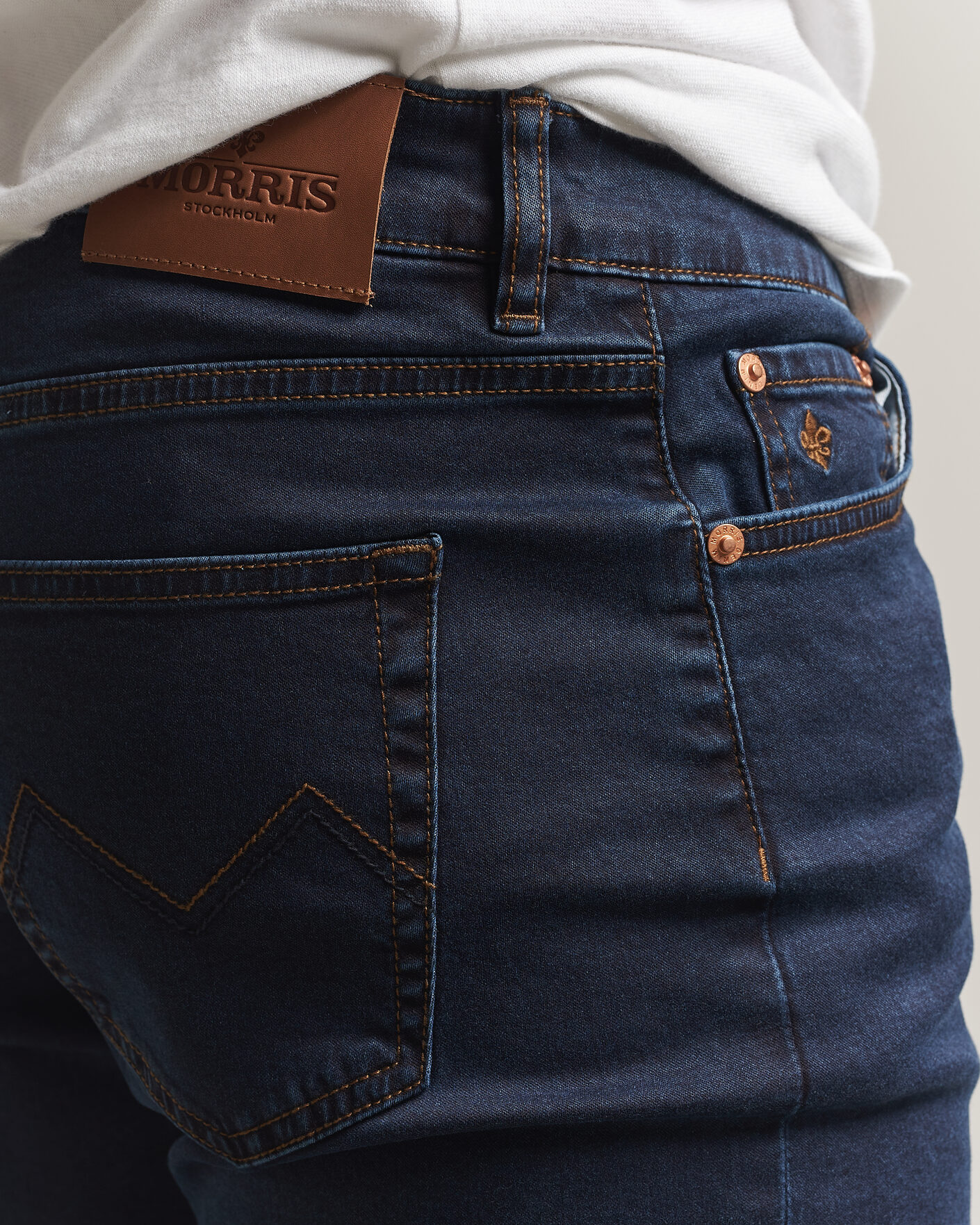 Homme | Jeans | Morris | Steve Satin Jeans Rinse Wash