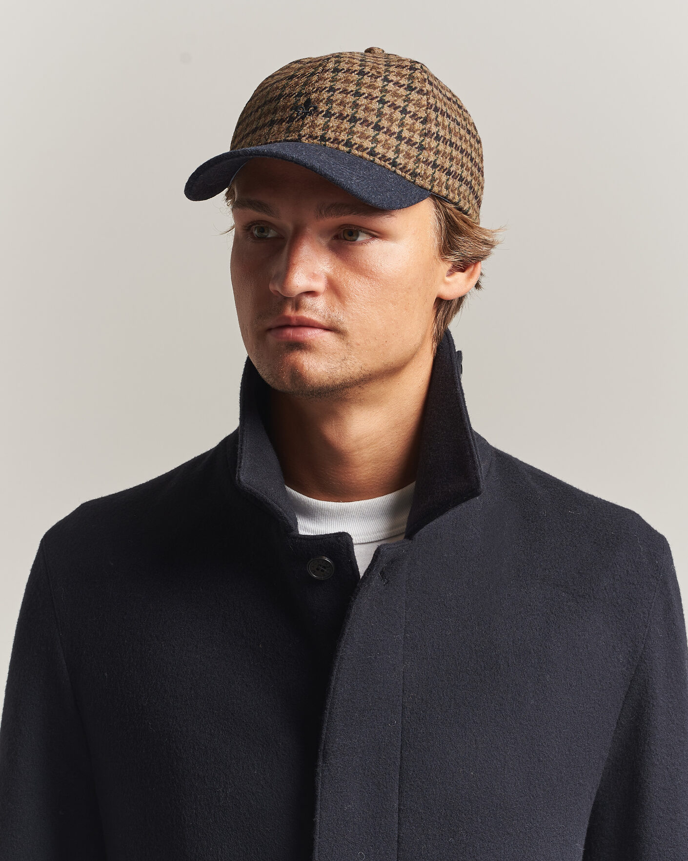Homme | Bobs Et Casquettes | Morris | Digby Check Cap Brown