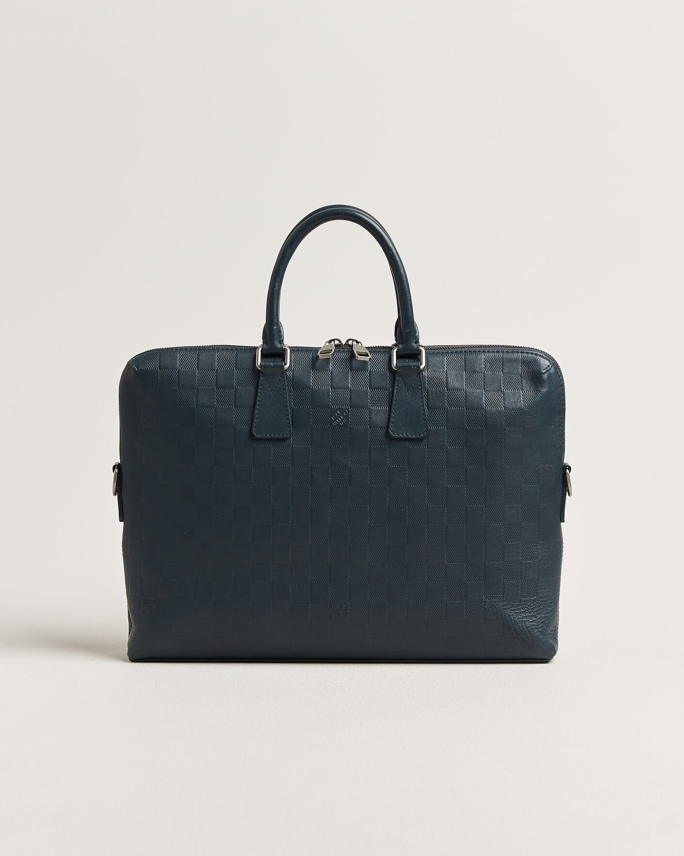 Homme | Pre-Owned & Vintage Bags | Louis Vuitton Pre-Owned | Porte Documents Bag Damier Infini Onyx