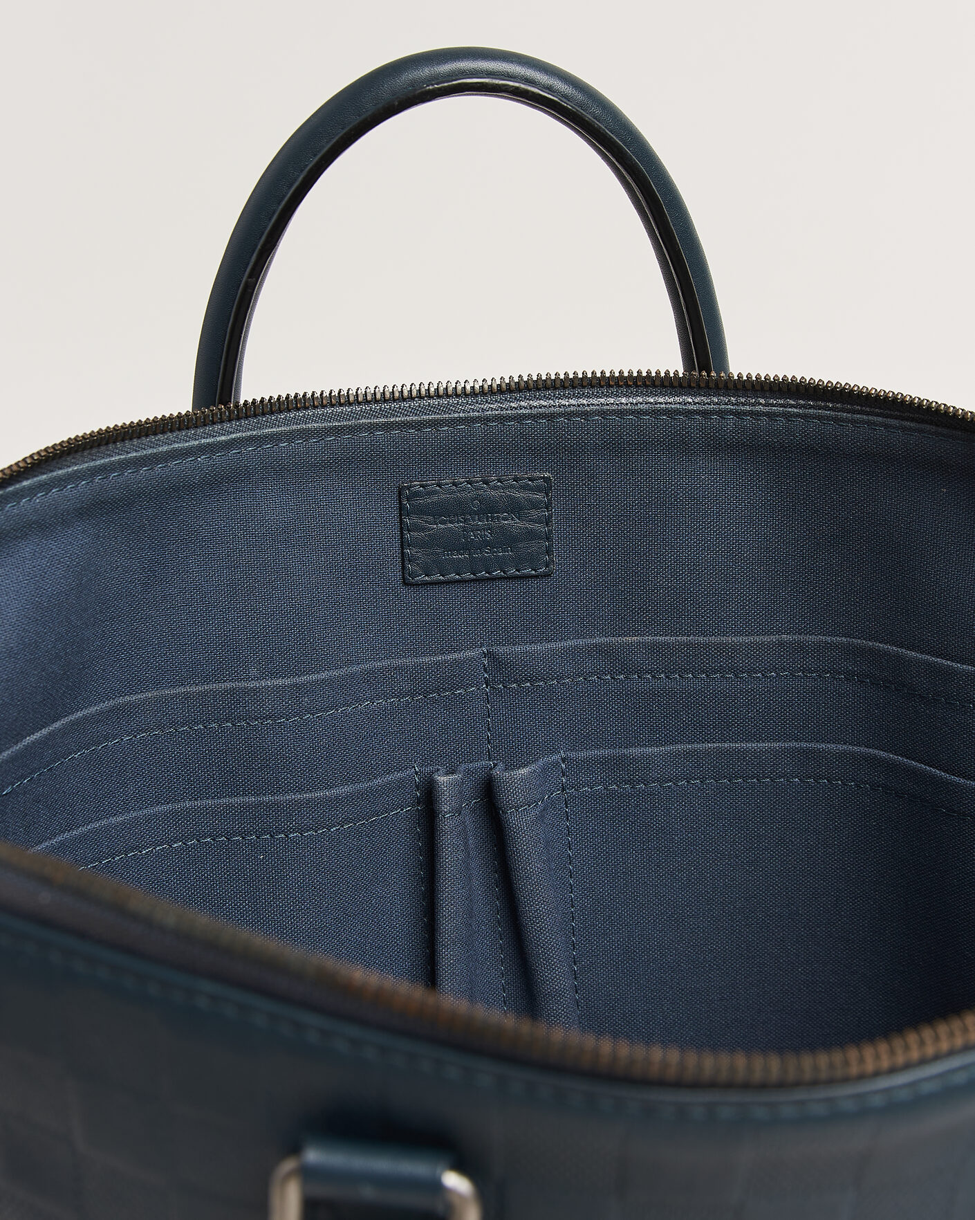Homme | Pre-Owned & Vintage Bags | Louis Vuitton Pre-Owned | Porte Documents Bag Damier Infini Onyx