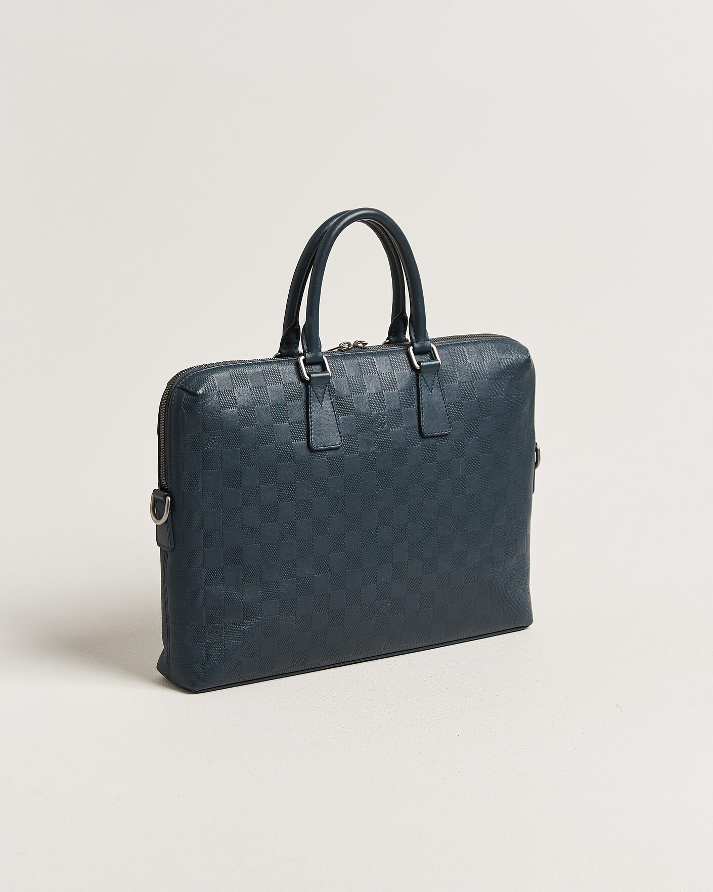 Homme | Pre-Owned & Vintage Bags | Louis Vuitton Pre-Owned | Porte Documents Bag Damier Infini Onyx