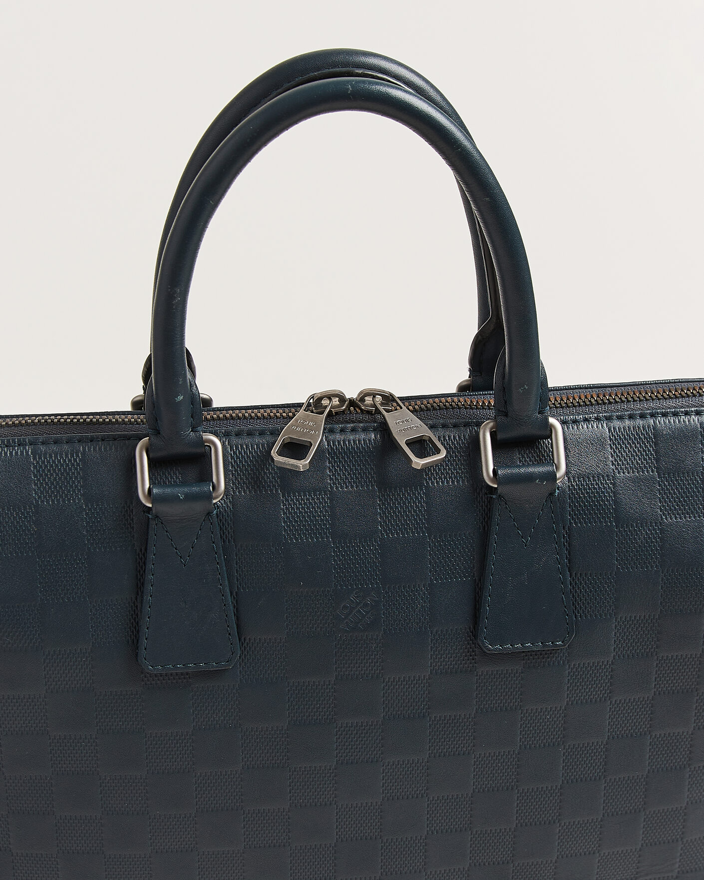 Homme | Pre-Owned & Vintage Bags | Louis Vuitton Pre-Owned | Porte Documents Bag Damier Infini Onyx