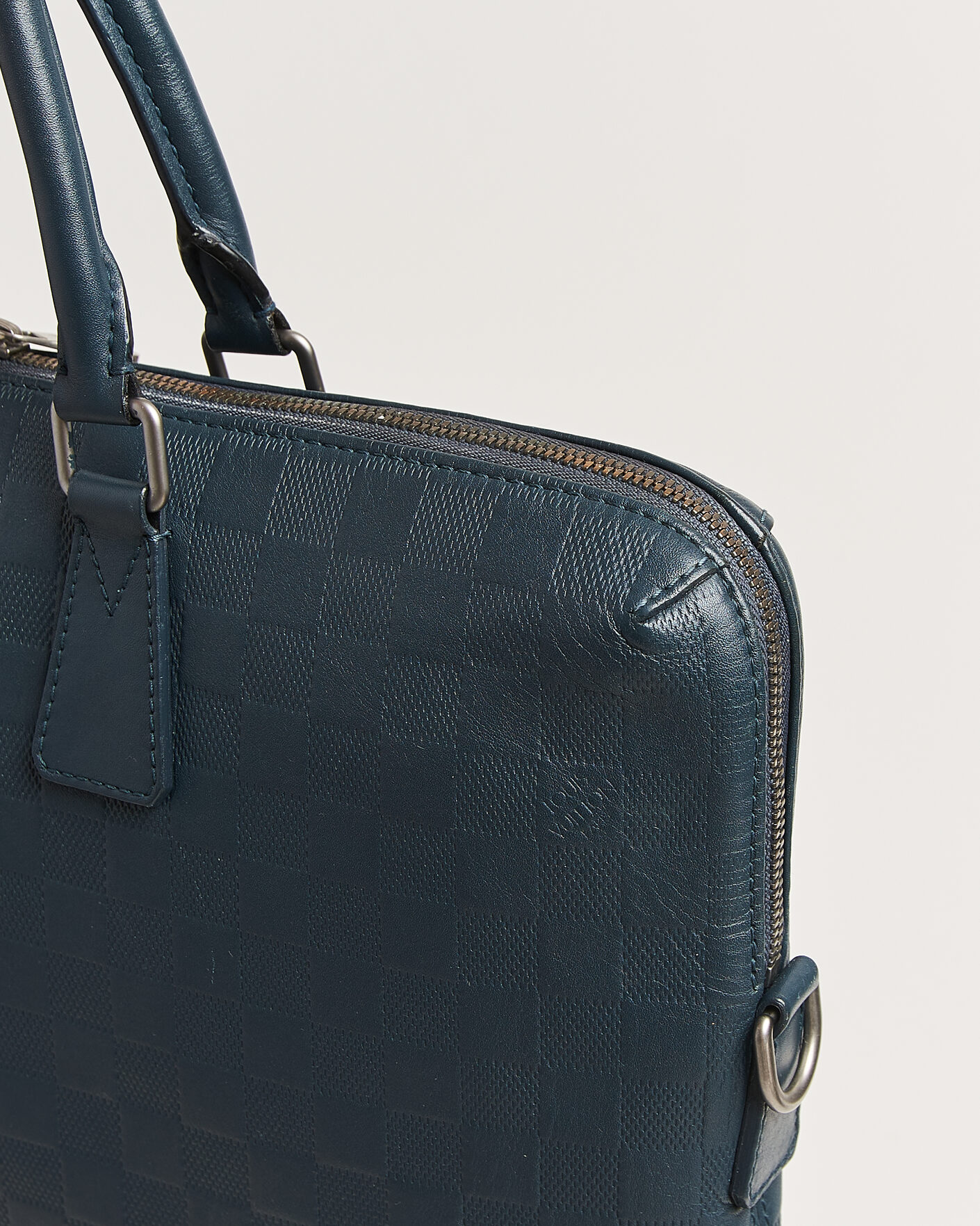 Homme | Pre-Owned & Vintage Bags | Louis Vuitton Pre-Owned | Porte Documents Bag Damier Infini Onyx