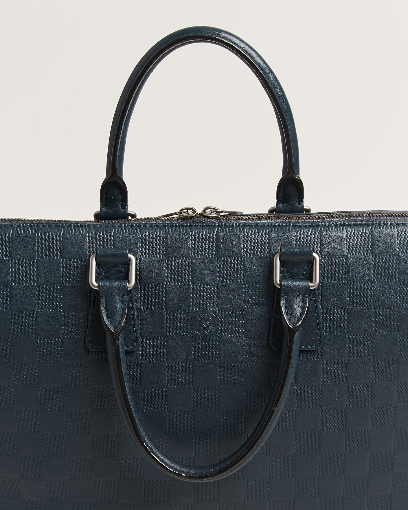 Homme | Pre-Owned & Vintage Bags | Louis Vuitton Pre-Owned | Porte Documents Bag Damier Infini Onyx