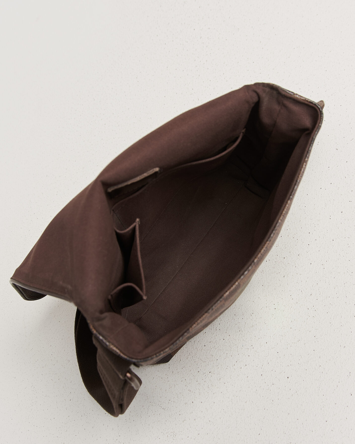 Homme | Pre-Owned & Vintage Bags | Louis Vuitton Pre-Owned | Crossbody Shoulder Bag Damier Ebene
