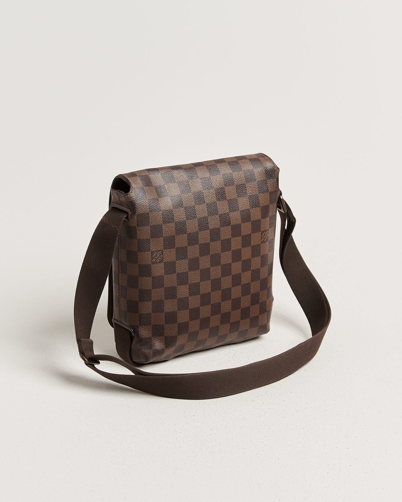 Homme | Pre-Owned & Vintage Bags | Louis Vuitton Pre-Owned | Crossbody Shoulder Bag Damier Ebene
