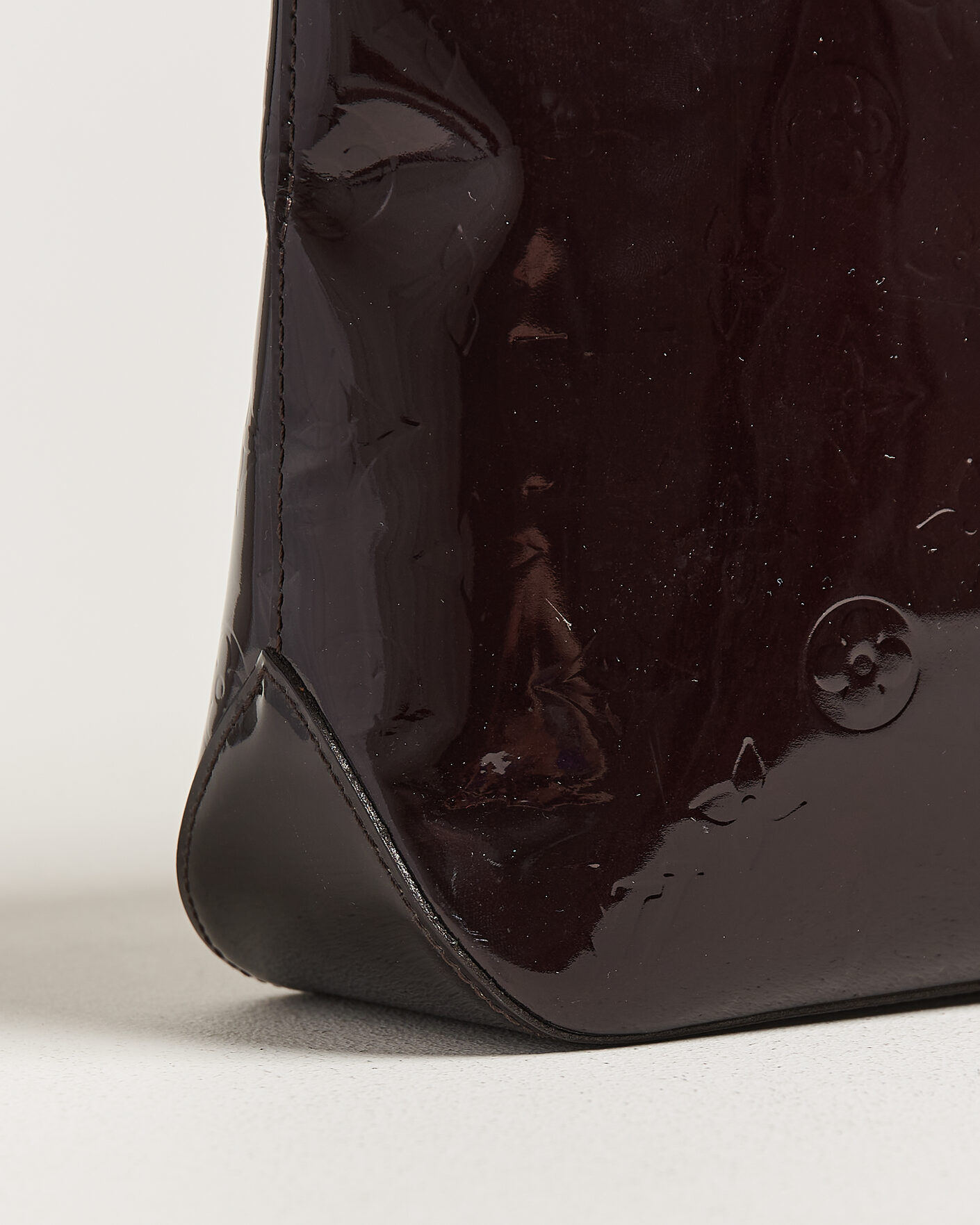 Homme | Pre-Owned & Vintage Bags | Louis Vuitton Pre-Owned | Brentwood Tote Bag Vernis Leather Burgundy