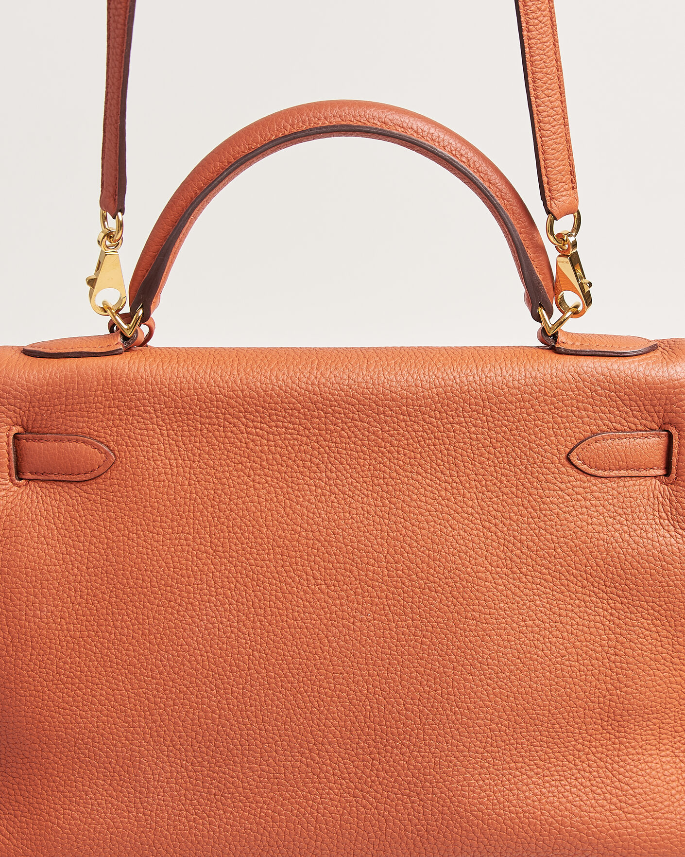 Homme | Pre-Owned & Vintage Bags | Hermès Pre-Owned | Kelly 32 Togo Leather Orange