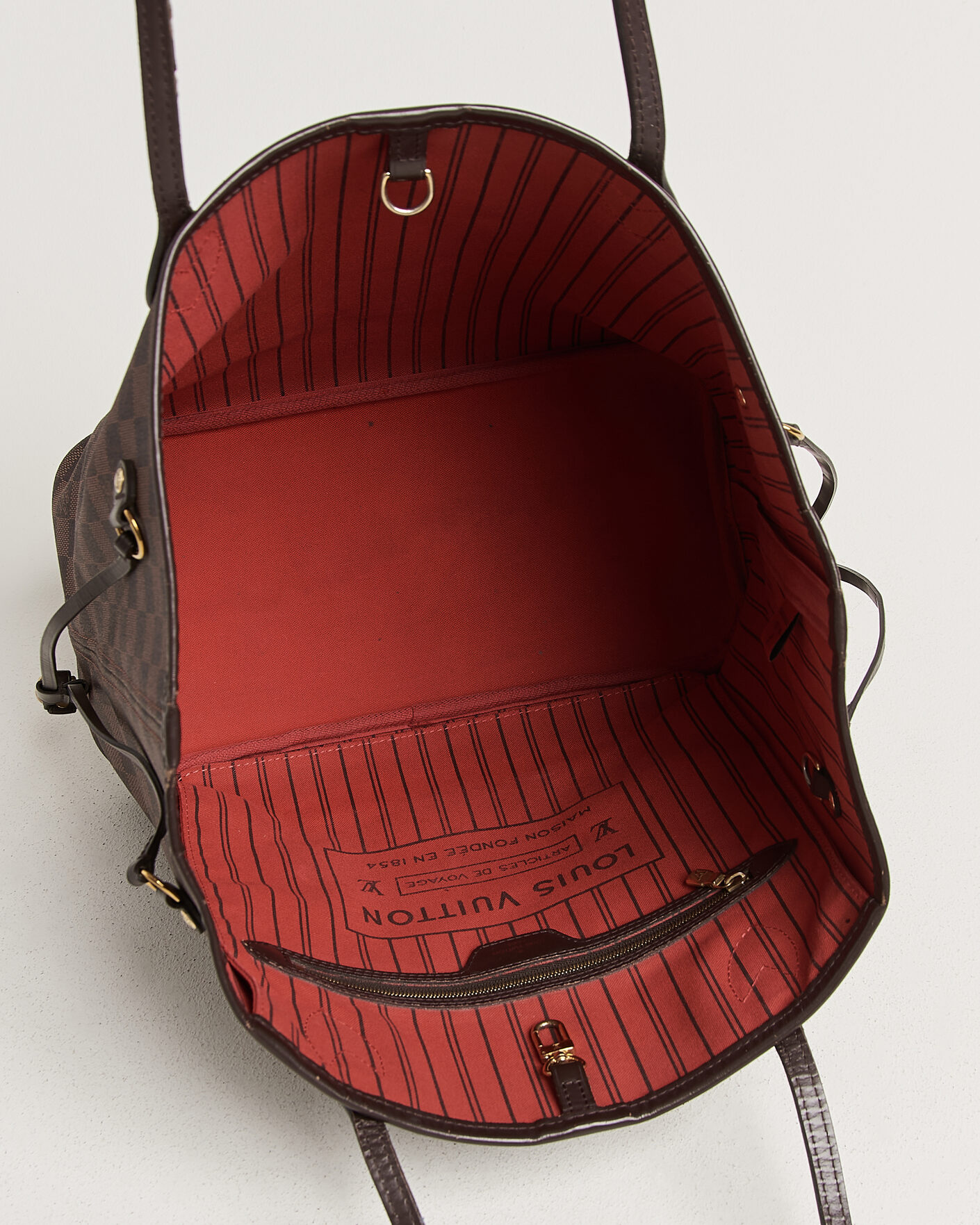 Homme | Pre-Owned & Vintage Bags | Louis Vuitton Pre-Owned | Neverfull MM Damier Ebene