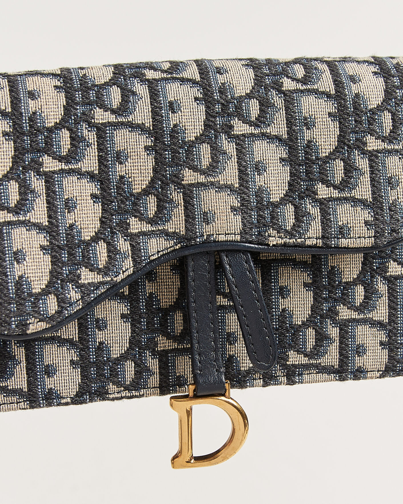 Homme | Pre-Owned & Vintage Bags | Dior Pre-Owned | Saddle Rectangular Belt Bag Blue
