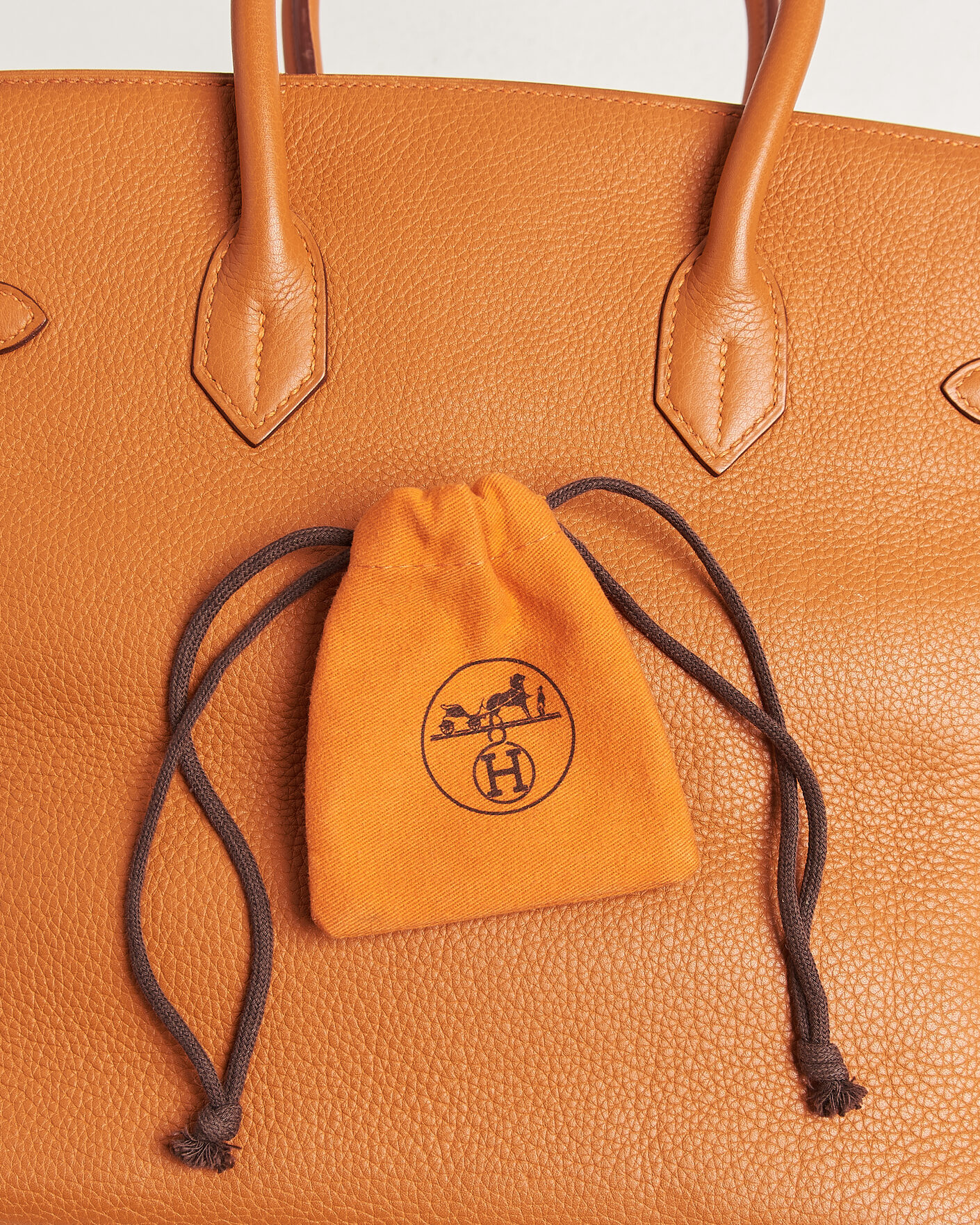 Homme | Pre-Owned & Vintage Bags | Hermès Pre-Owned | Birkin 35 Togo Leather Orange