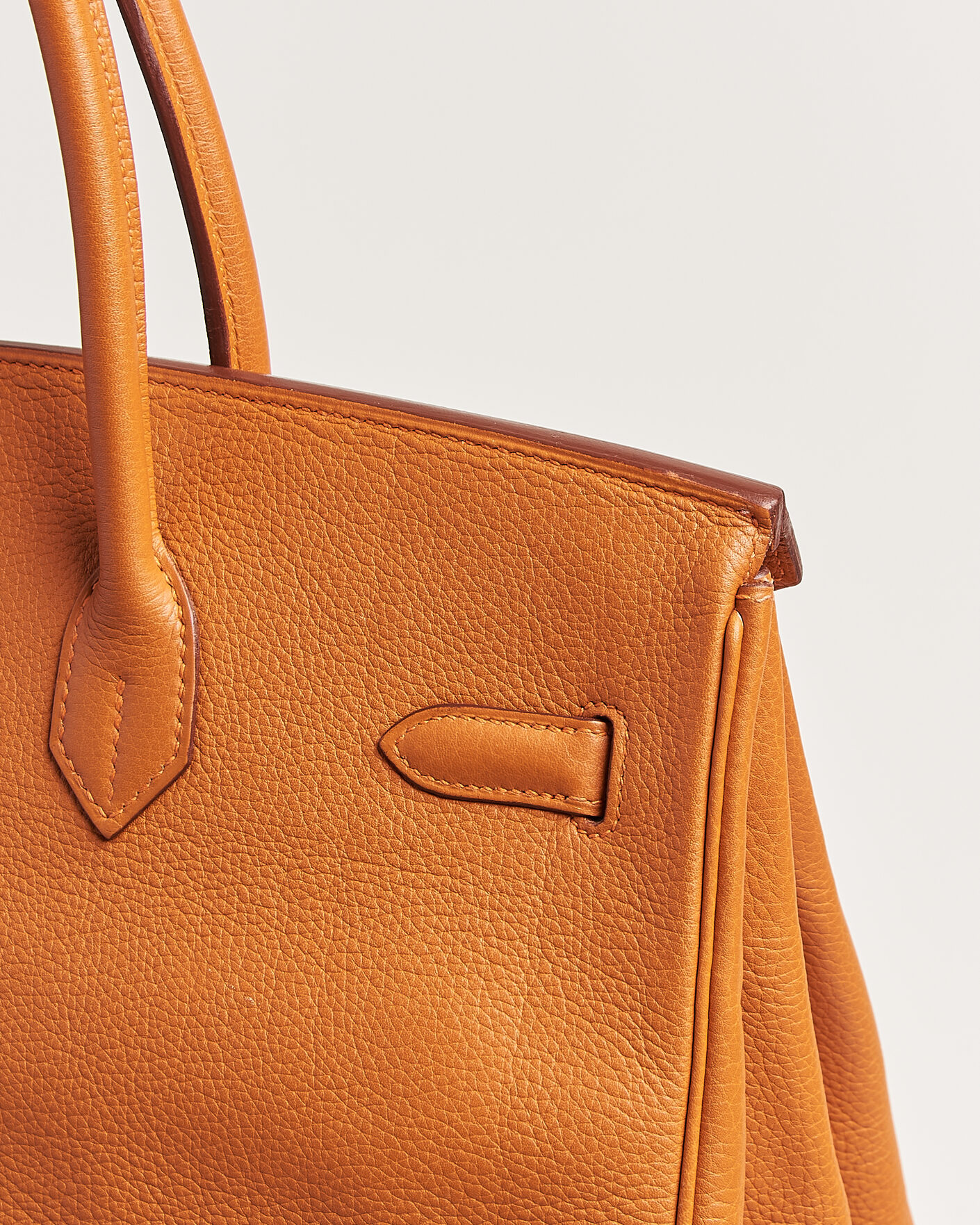 Homme | Pre-Owned & Vintage Bags | Hermès Pre-Owned | Birkin 35 Togo Leather Orange