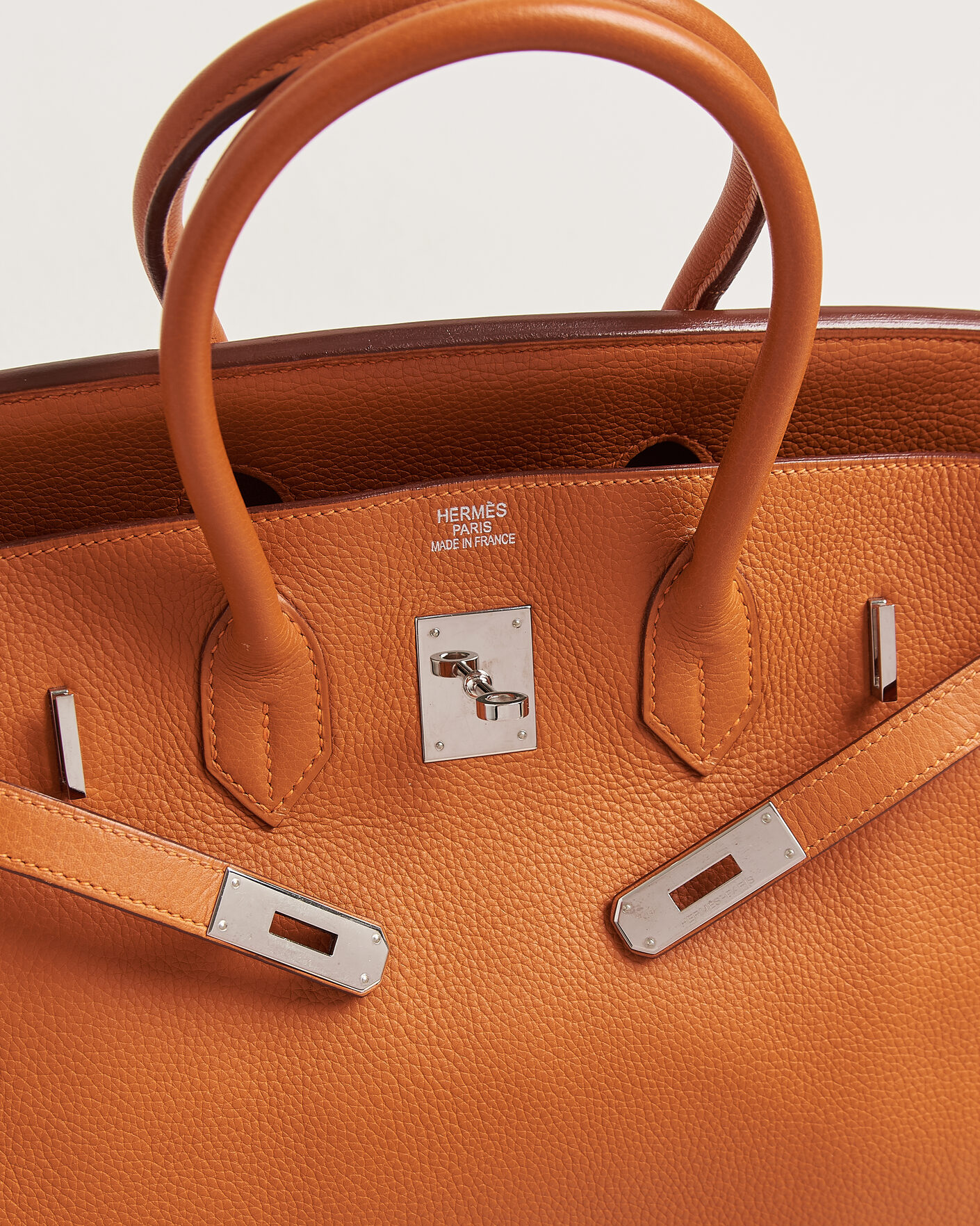 Homme | Pre-Owned & Vintage Bags | Hermès Pre-Owned | Birkin 35 Togo Leather Orange