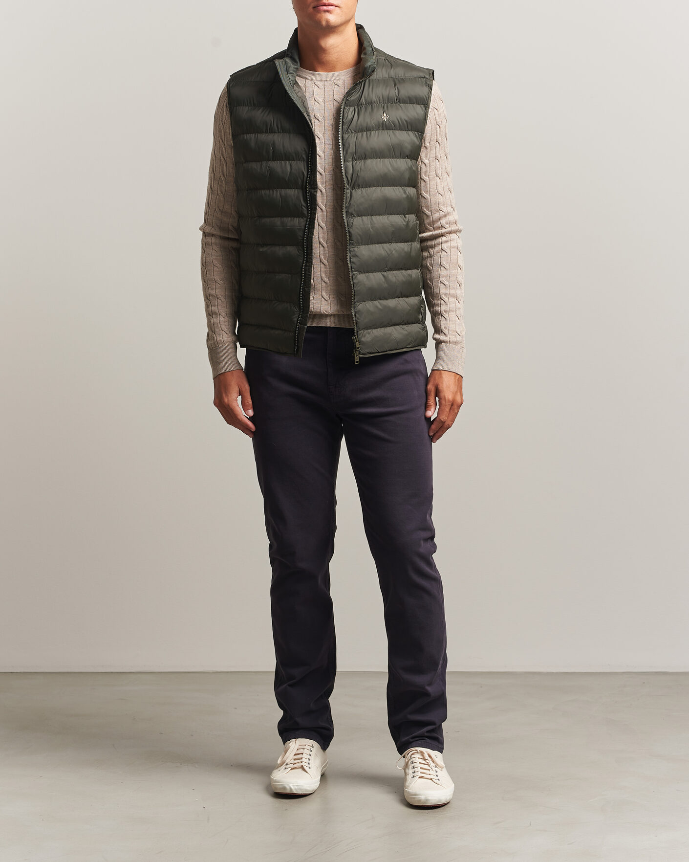 Homme | Gilets | Morris | Norfolk Liner Vest Olive