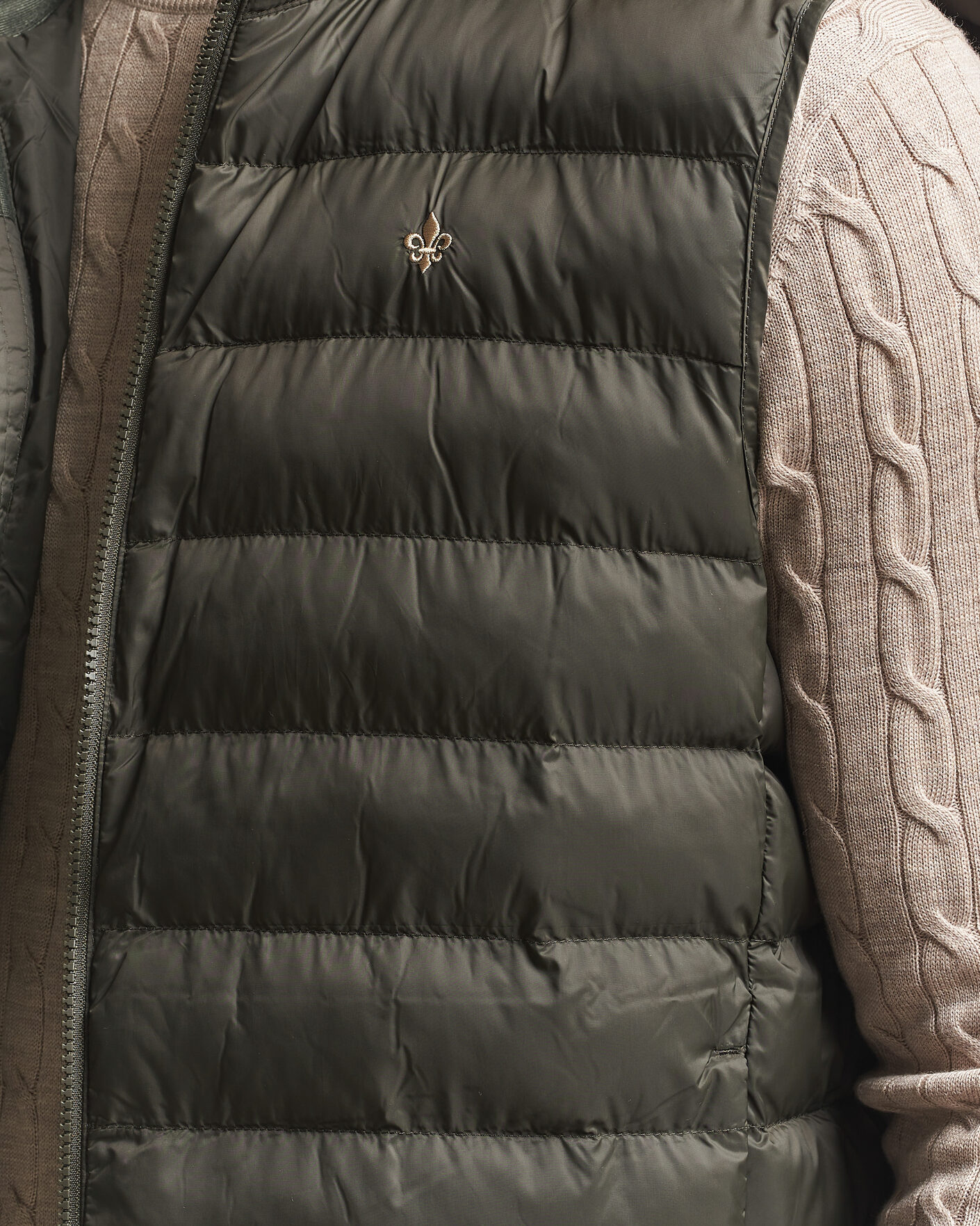 Homme | Gilets | Morris | Norfolk Liner Vest Olive