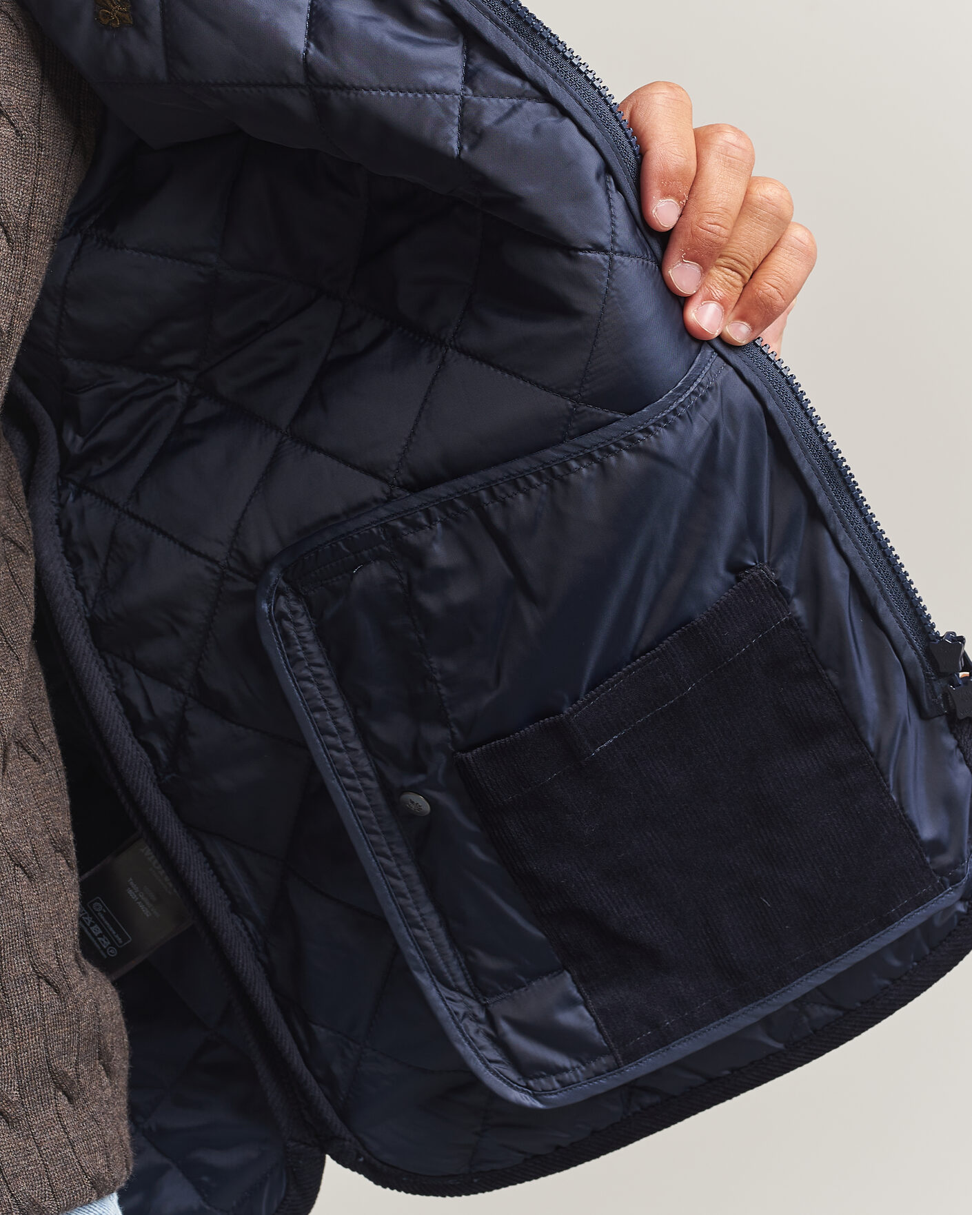Homme | Gilets | Morris | Teddy Quilted Vest Old Blue