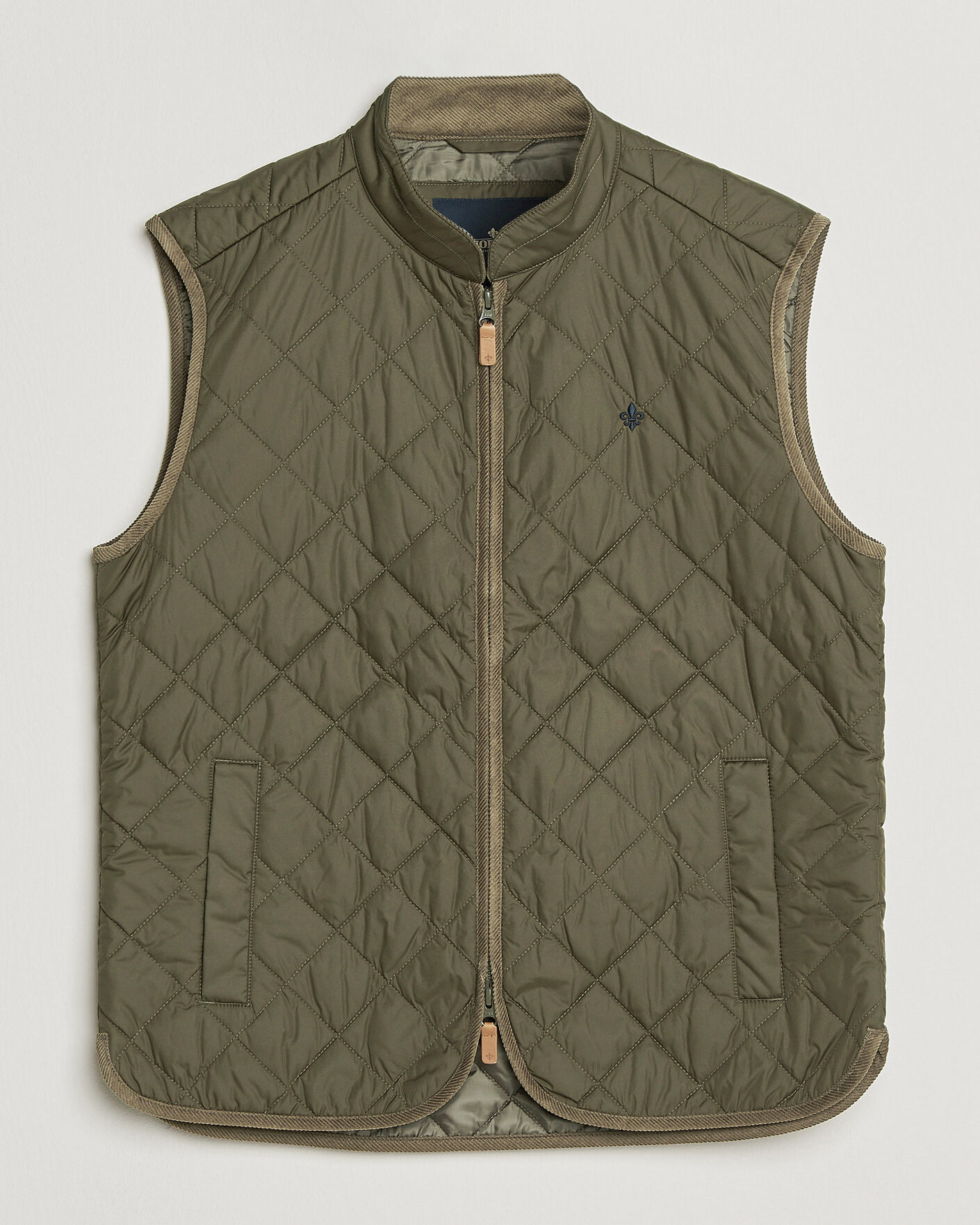 Homme | Gilets | Morris | Teddy Quilted Vest Olive
