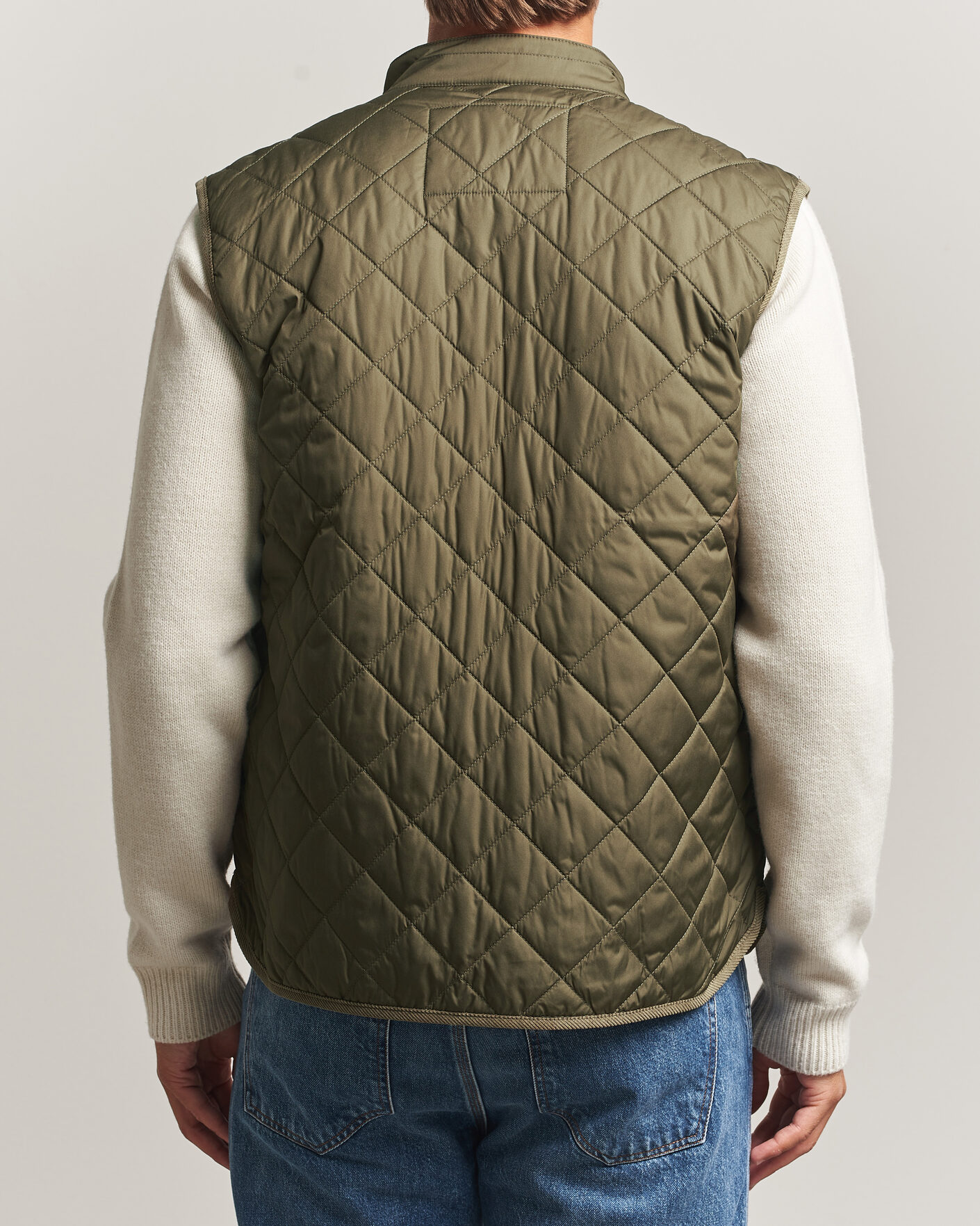 Homme | Gilets | Morris | Teddy Quilted Vest Olive