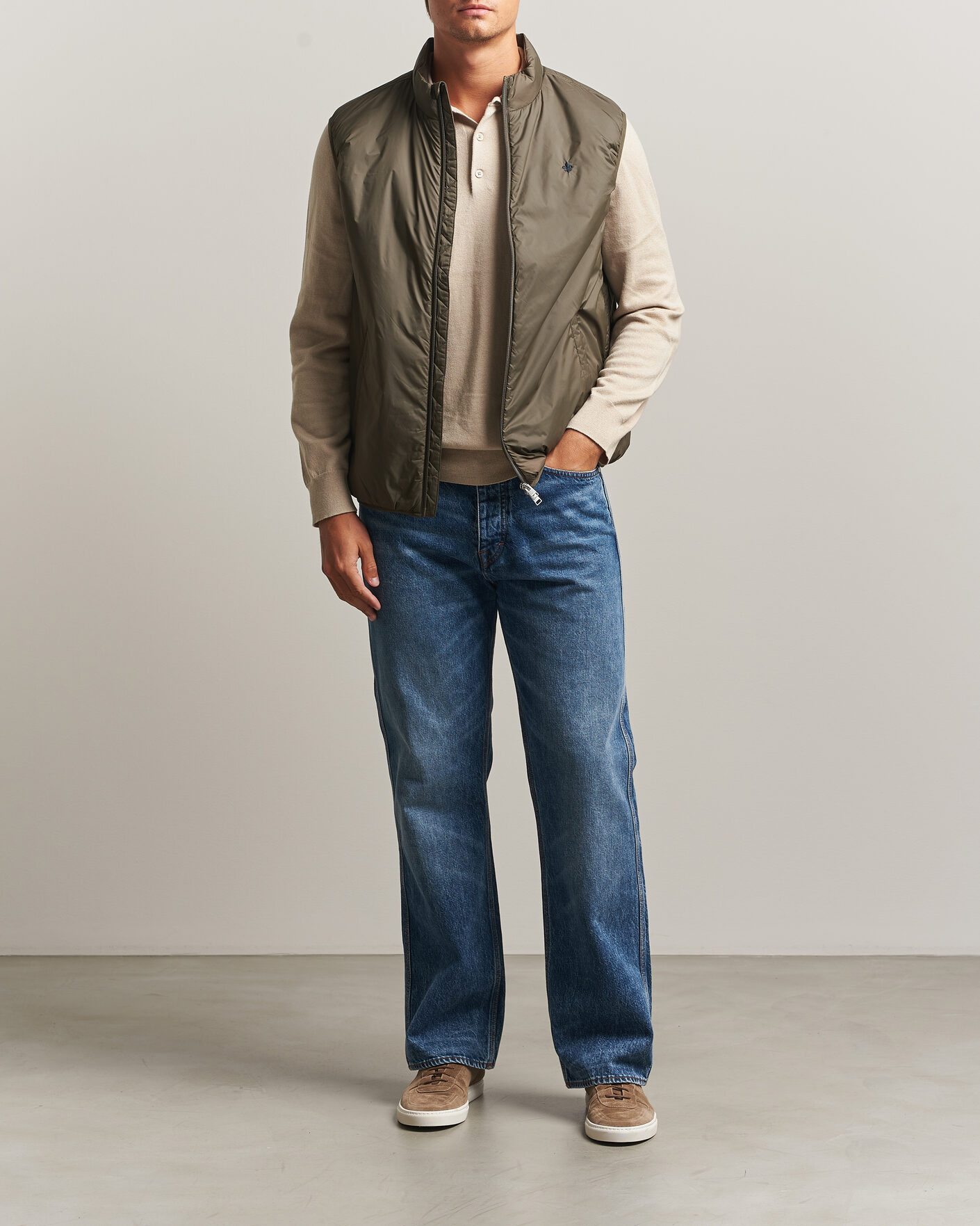 Homme | Gilets | Morris | Bradley Padded Vest Olive