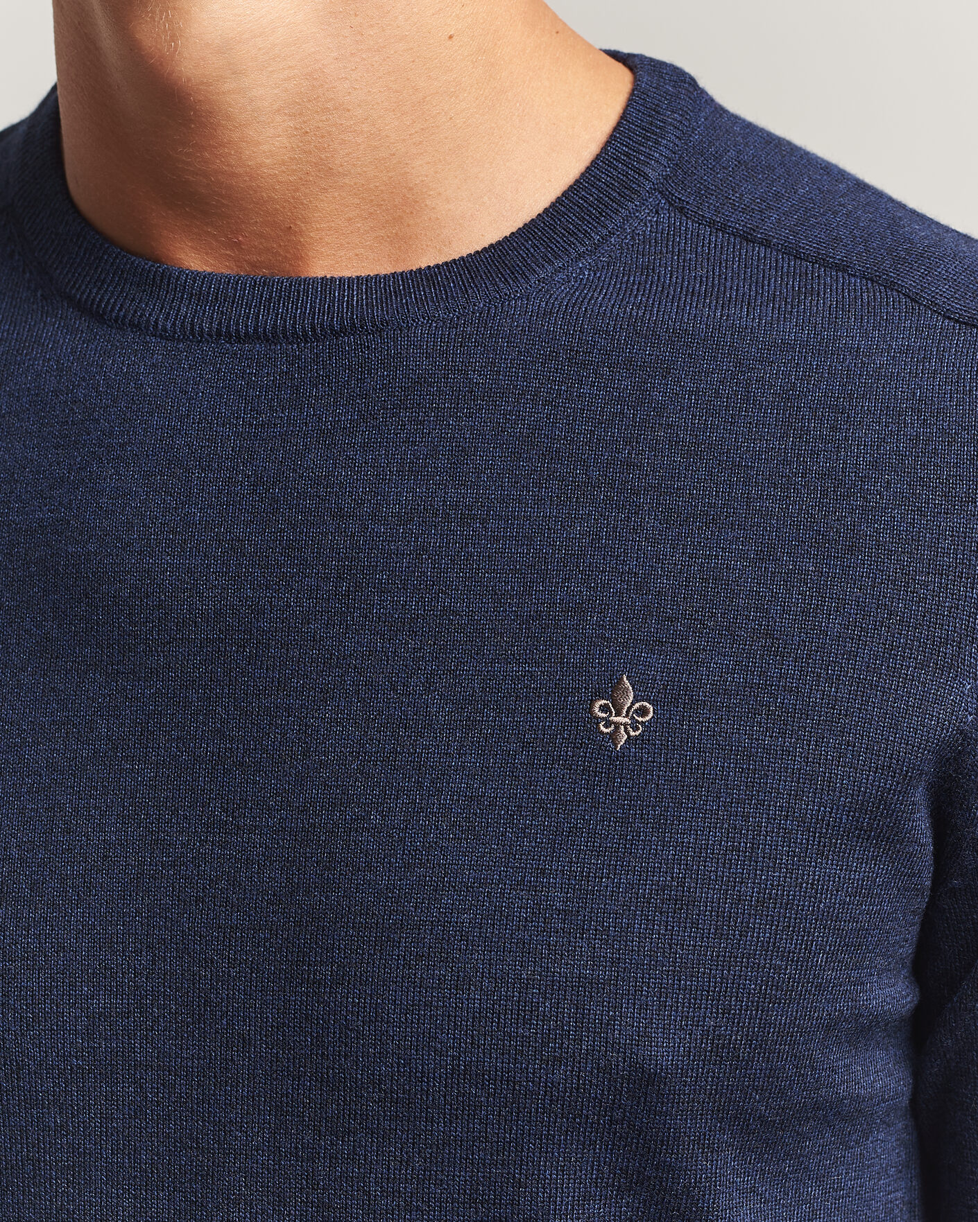 Homme | Pulls Et Tricots | Morris | Merino O-Neck Navy
