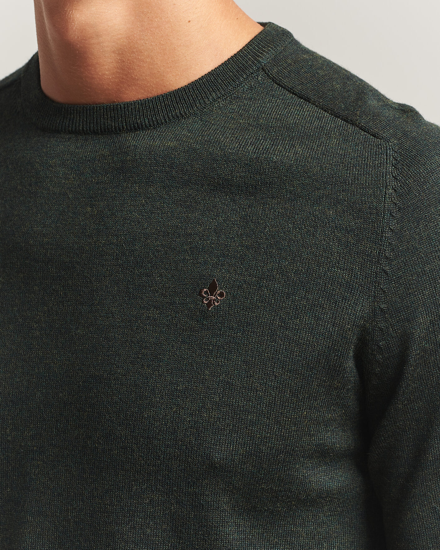 Homme | Pulls Et Tricots | Morris | Merino O-Neck Olive