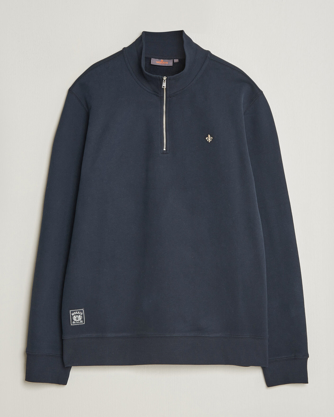 Homme | Pulls Et Tricots | Morris | Brandon Lily Half Zip Old Blue