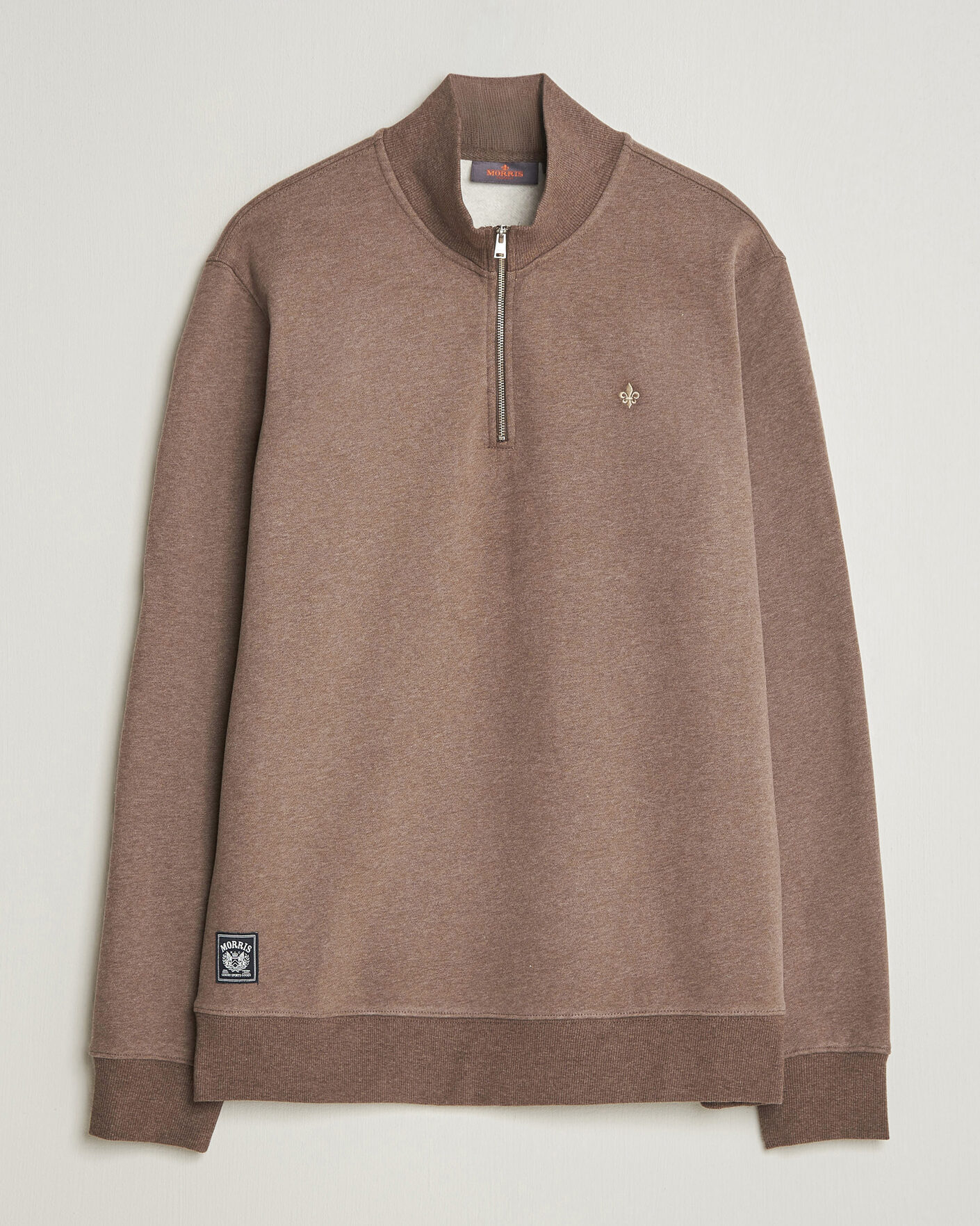 Homme | Pulls Et Tricots | Morris | Brandon Lily Half Zip Brown