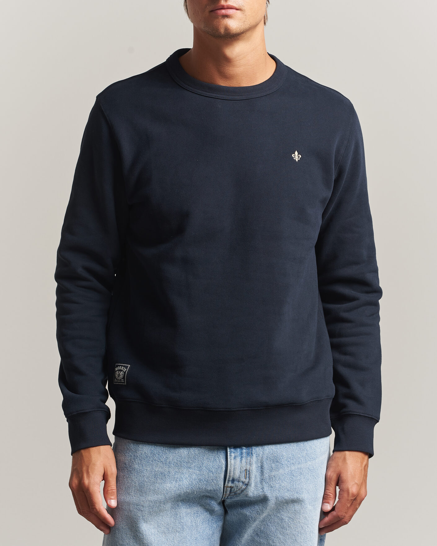 Homme | Pulls Et Tricots | Morris | Brandon Lily Sweatshirt Old Blue