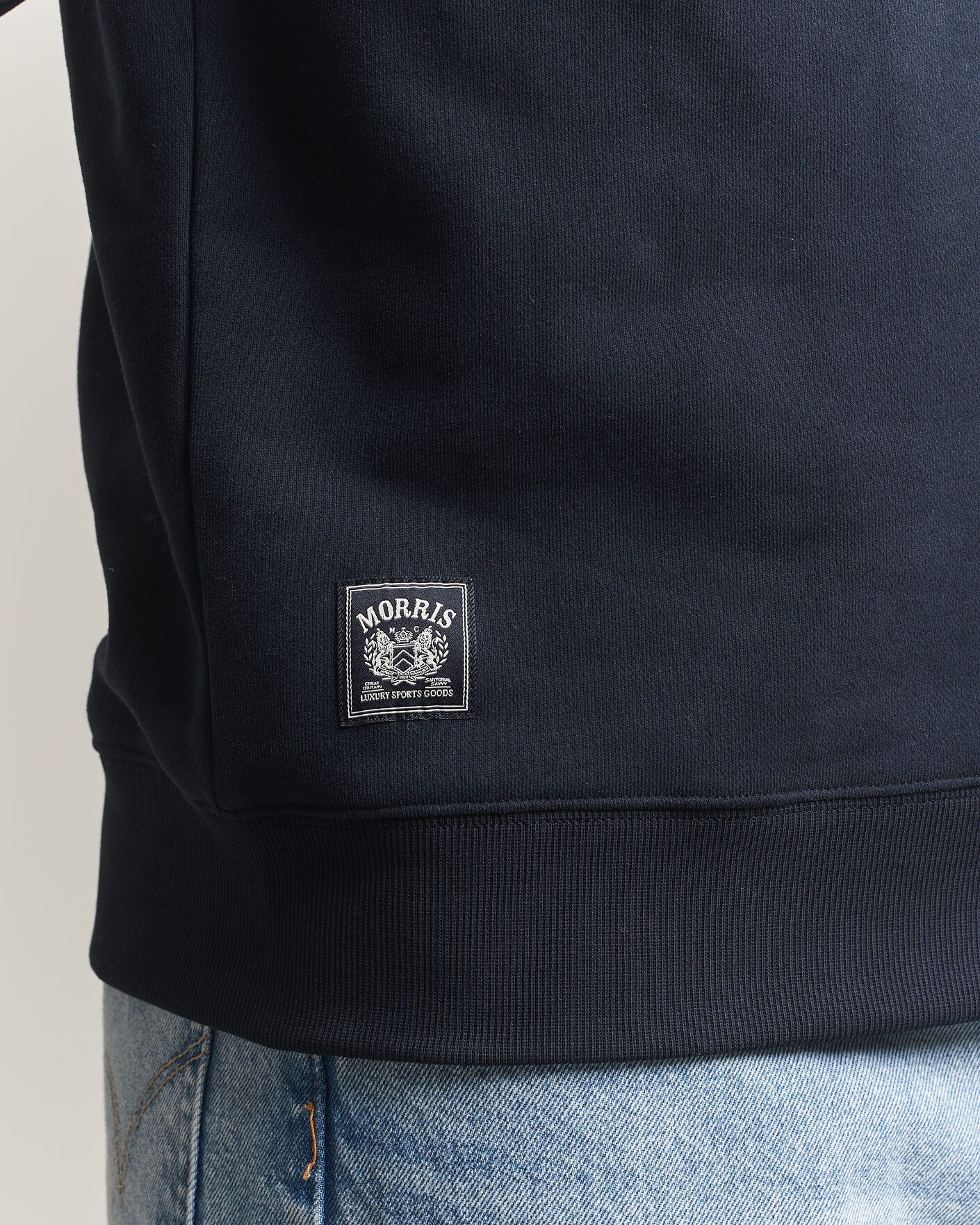 Homme | Pulls Et Tricots | Morris | Brandon Lily Sweatshirt Old Blue