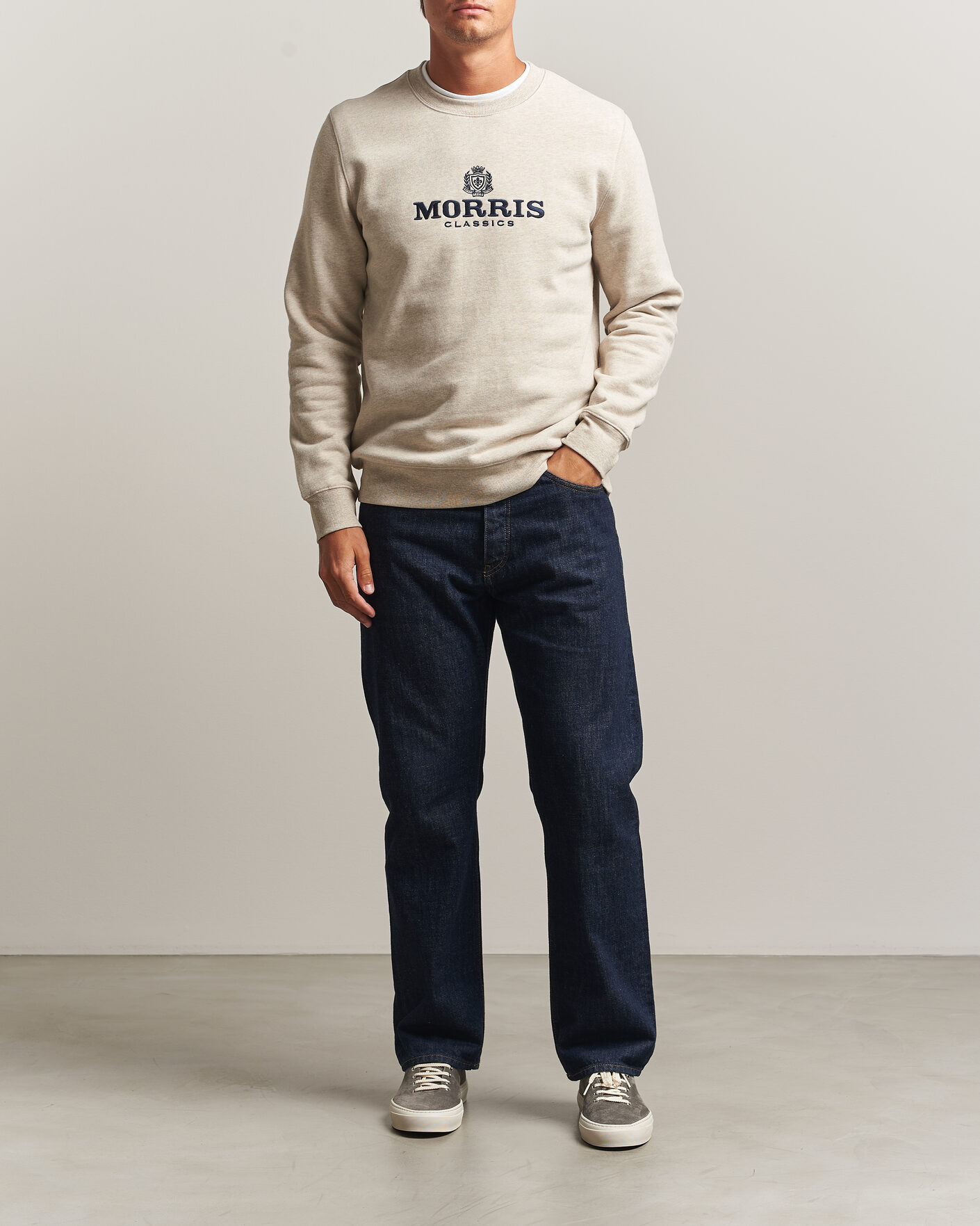 Homme | Pulls Et Tricots | Morris | Brian Sweatshirt Khaki