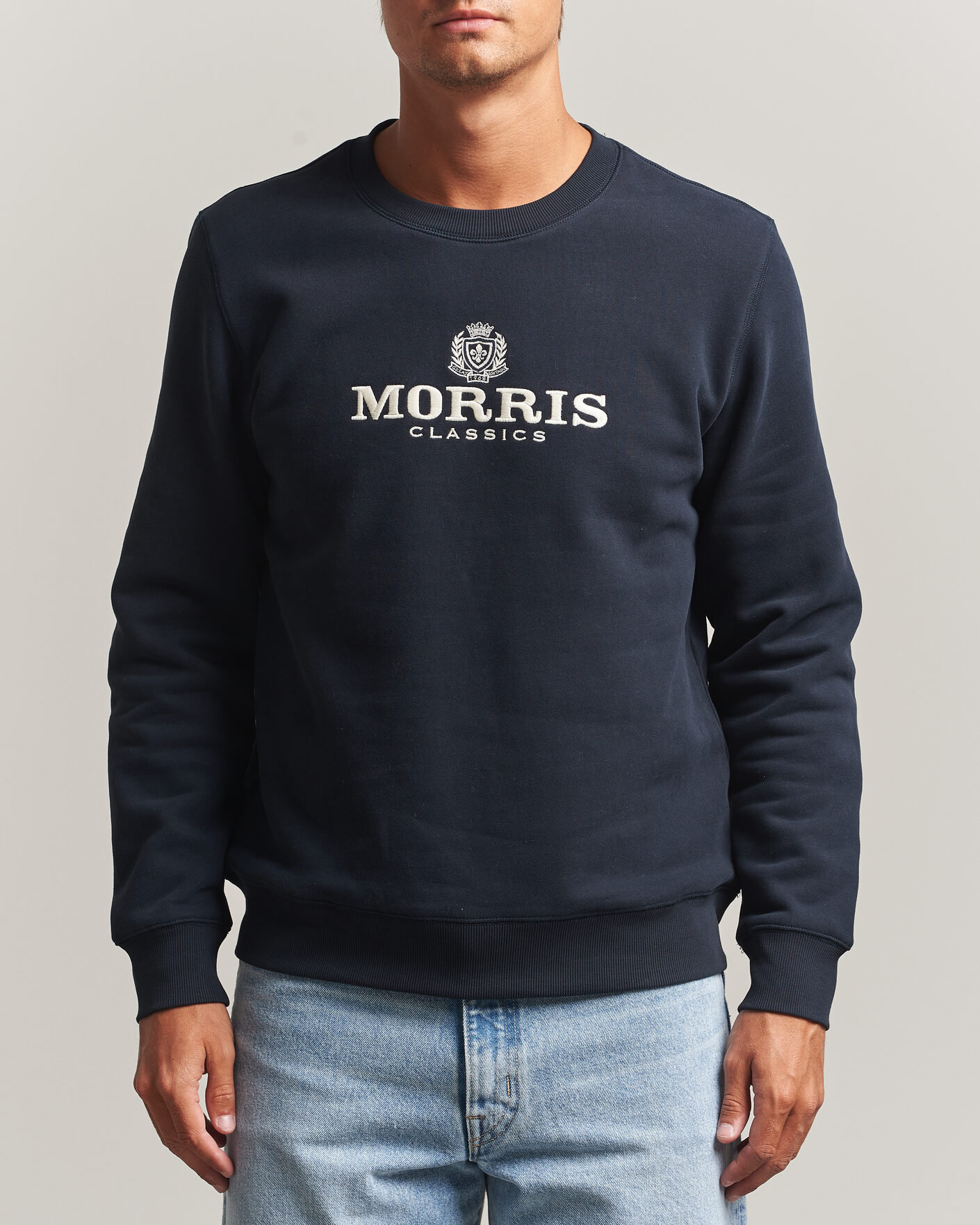 Homme | Pulls Et Tricots | Morris | Brian Sweatshirt Old Blue