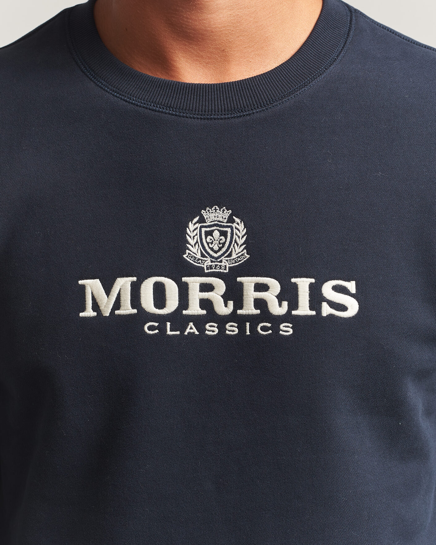 Homme | Pulls Et Tricots | Morris | Brian Sweatshirt Old Blue