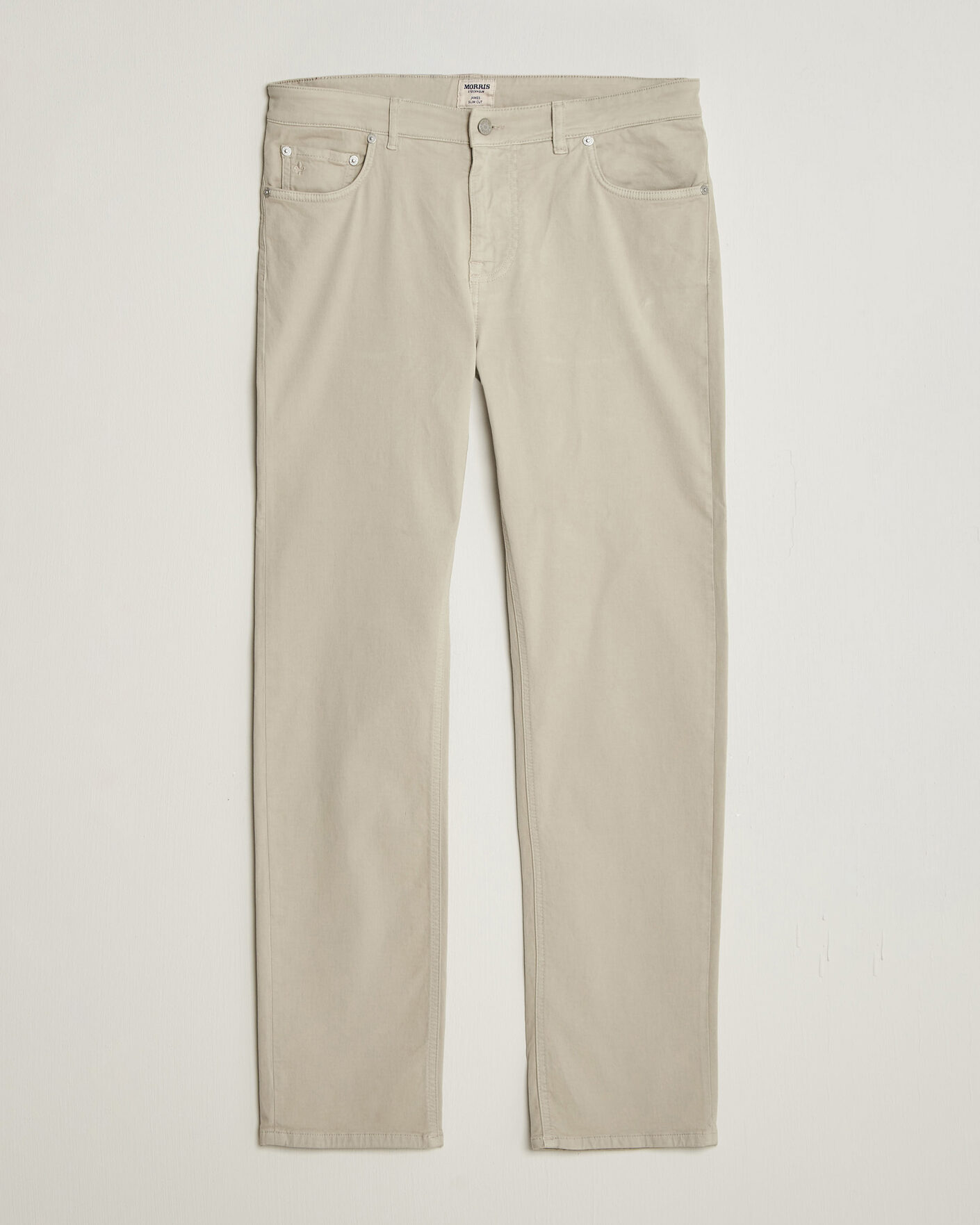 Homme | Pantalons | Morris | James Brushed 5-Pocket Pant Khaki