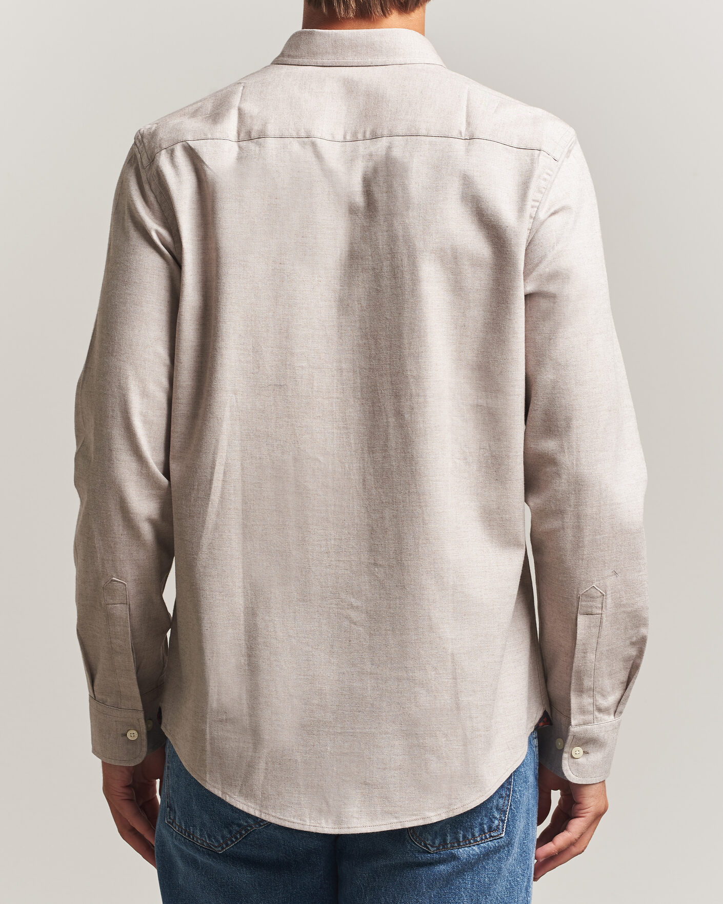 Homme | Chemises | Morris | Watts Flannel Shirt Khaki
