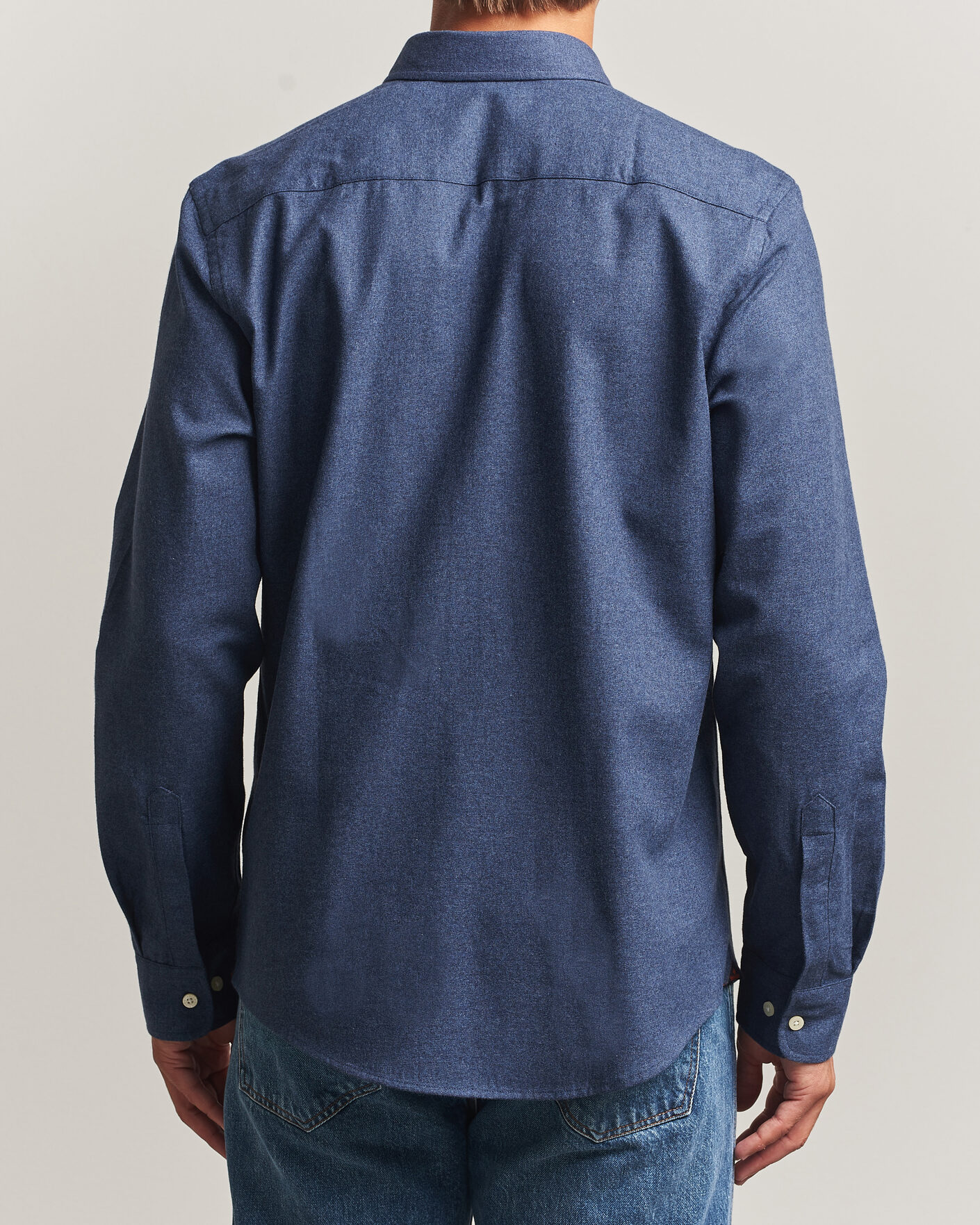 Homme | Chemises | Morris | Watts Flannel Shirt Navy