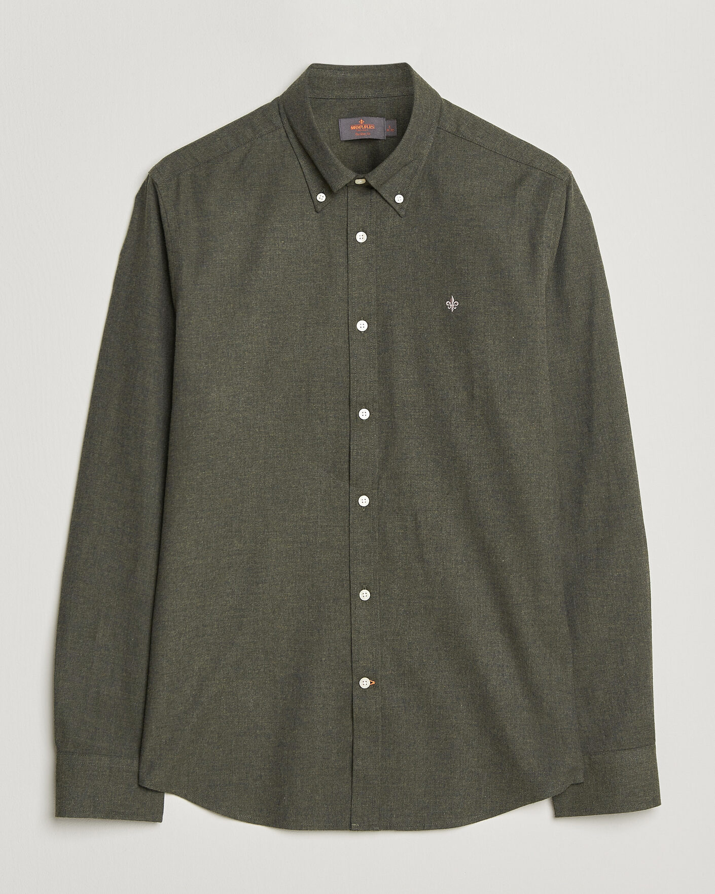 Homme | Chemises | Morris | Watts Flannel Shirt Olive