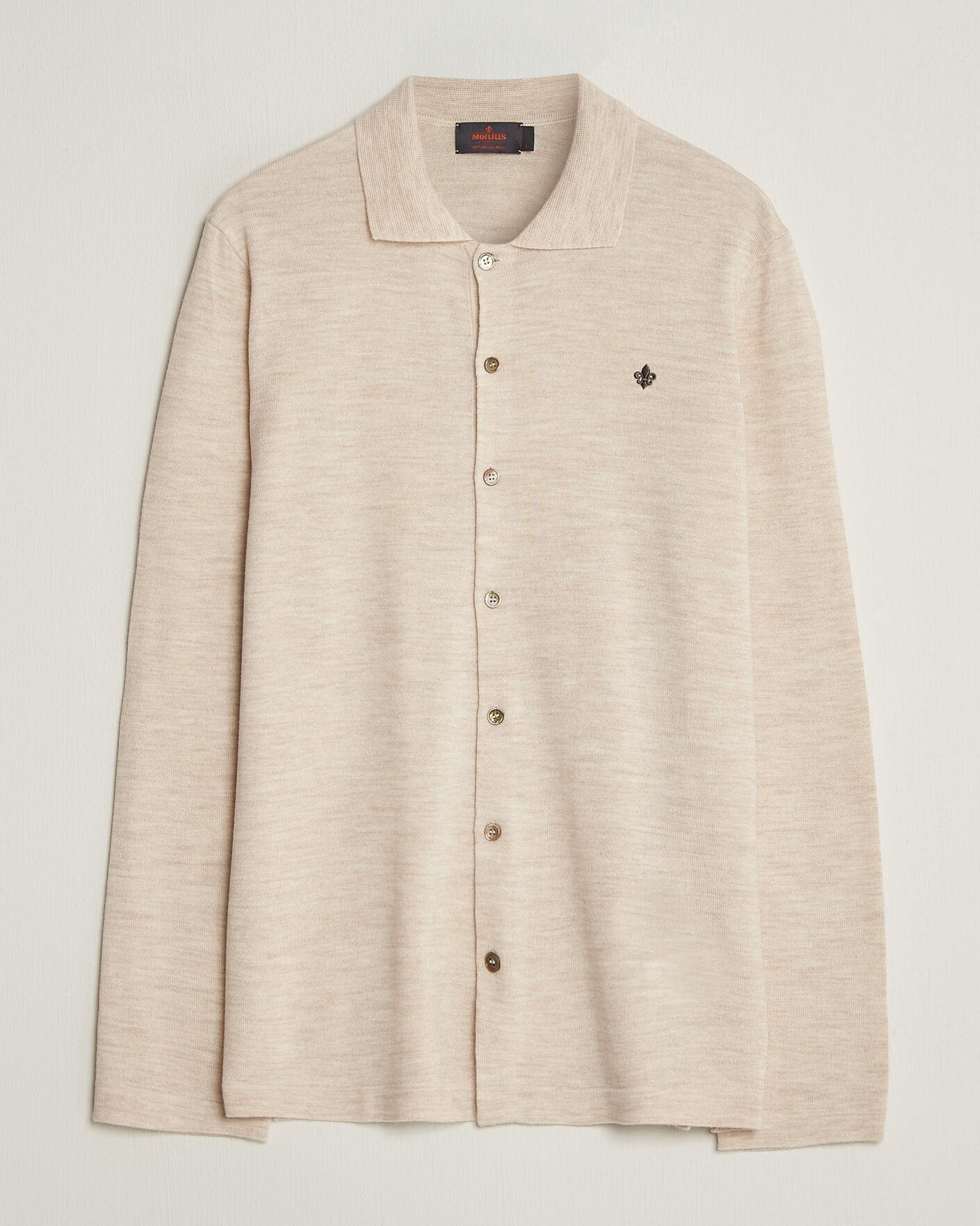 Homme | Chemises | Morris | Merino Shirt Cardigan Off White