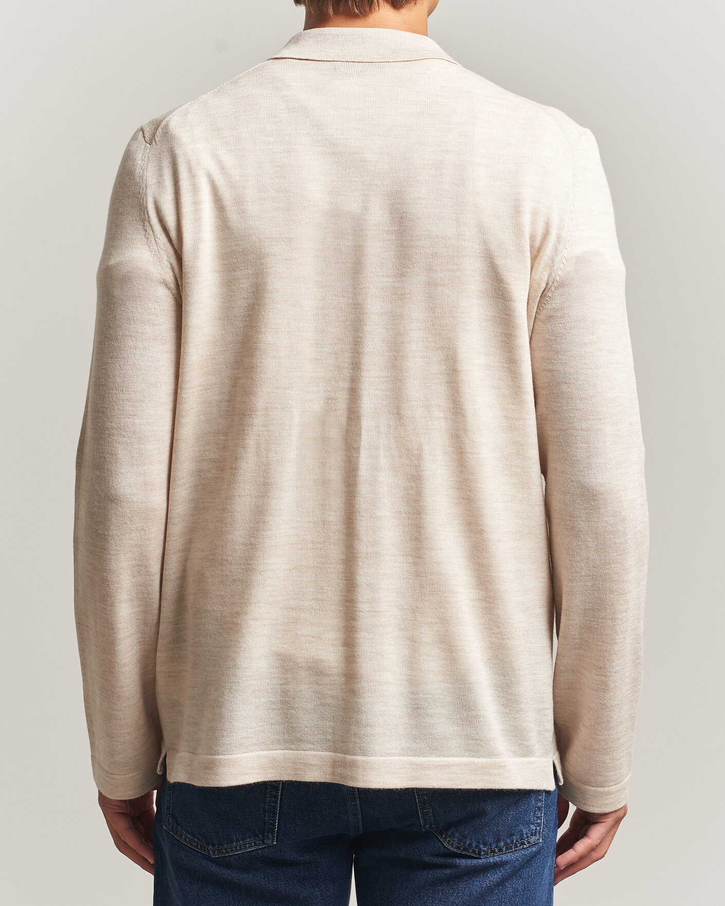 Homme | Chemises | Morris | Merino Shirt Cardigan Off White