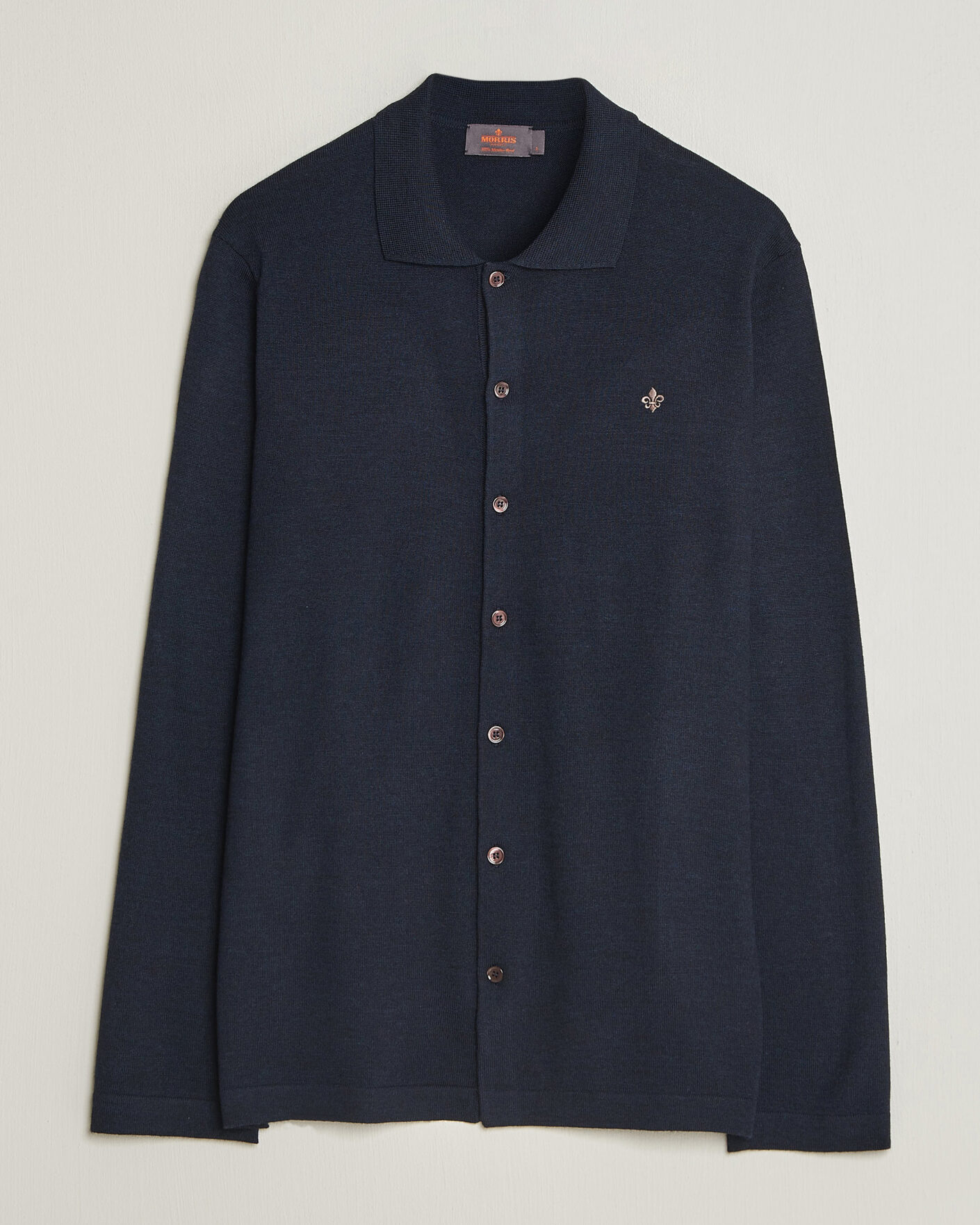 Homme | Chemises | Morris | Merino Shirt Cardigan Navy