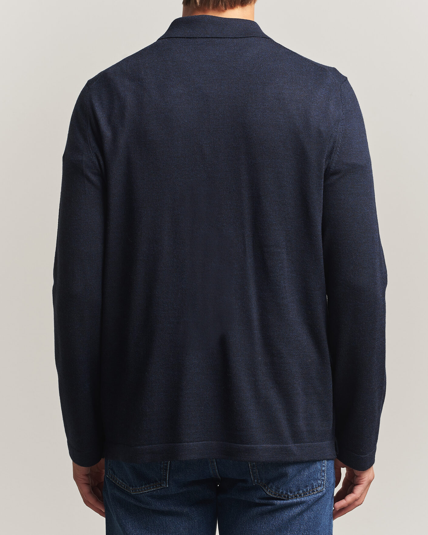 Homme | Chemises | Morris | Merino Shirt Cardigan Navy