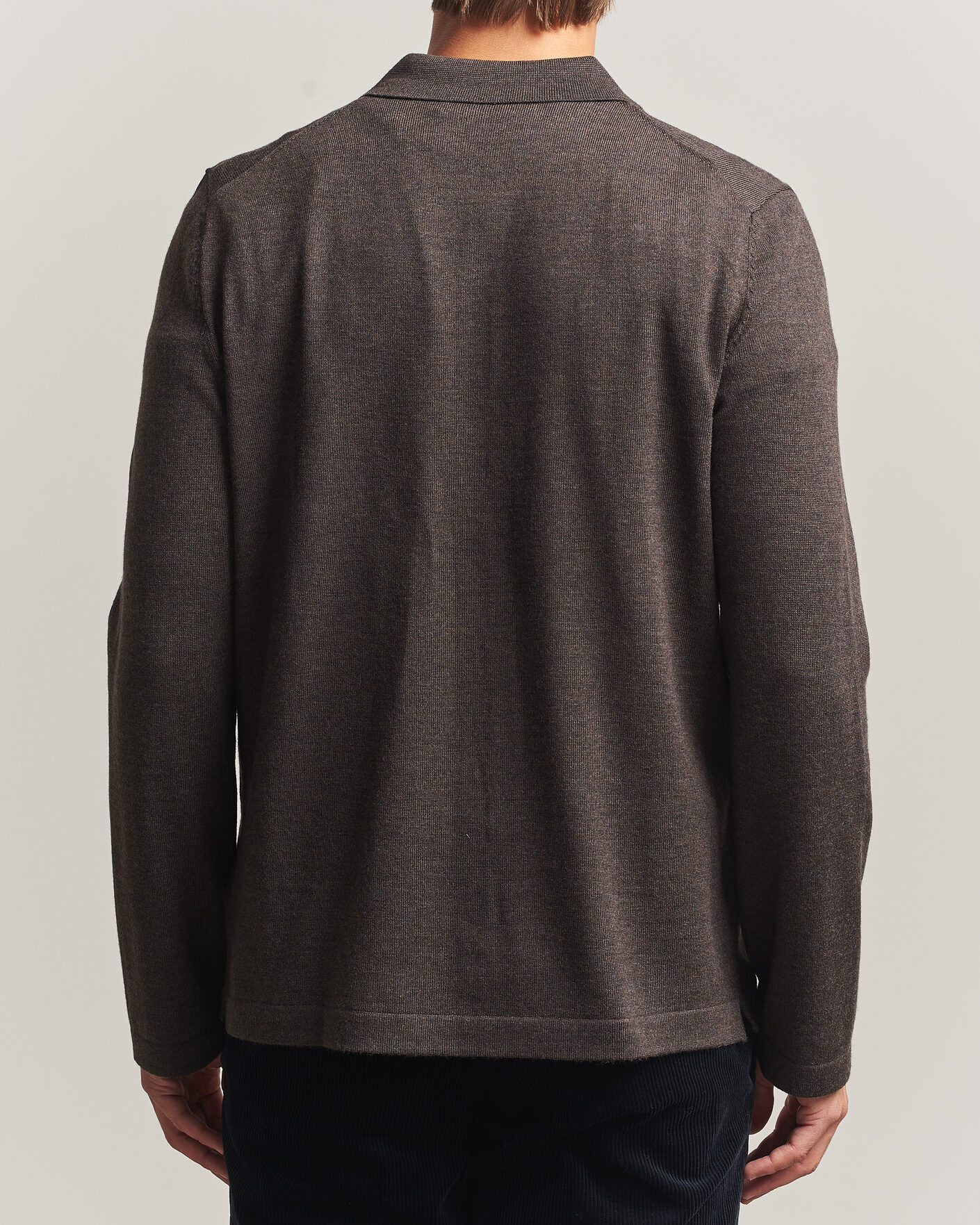 Homme | Chemises | Morris | Merino Shirt Cardigan Brown