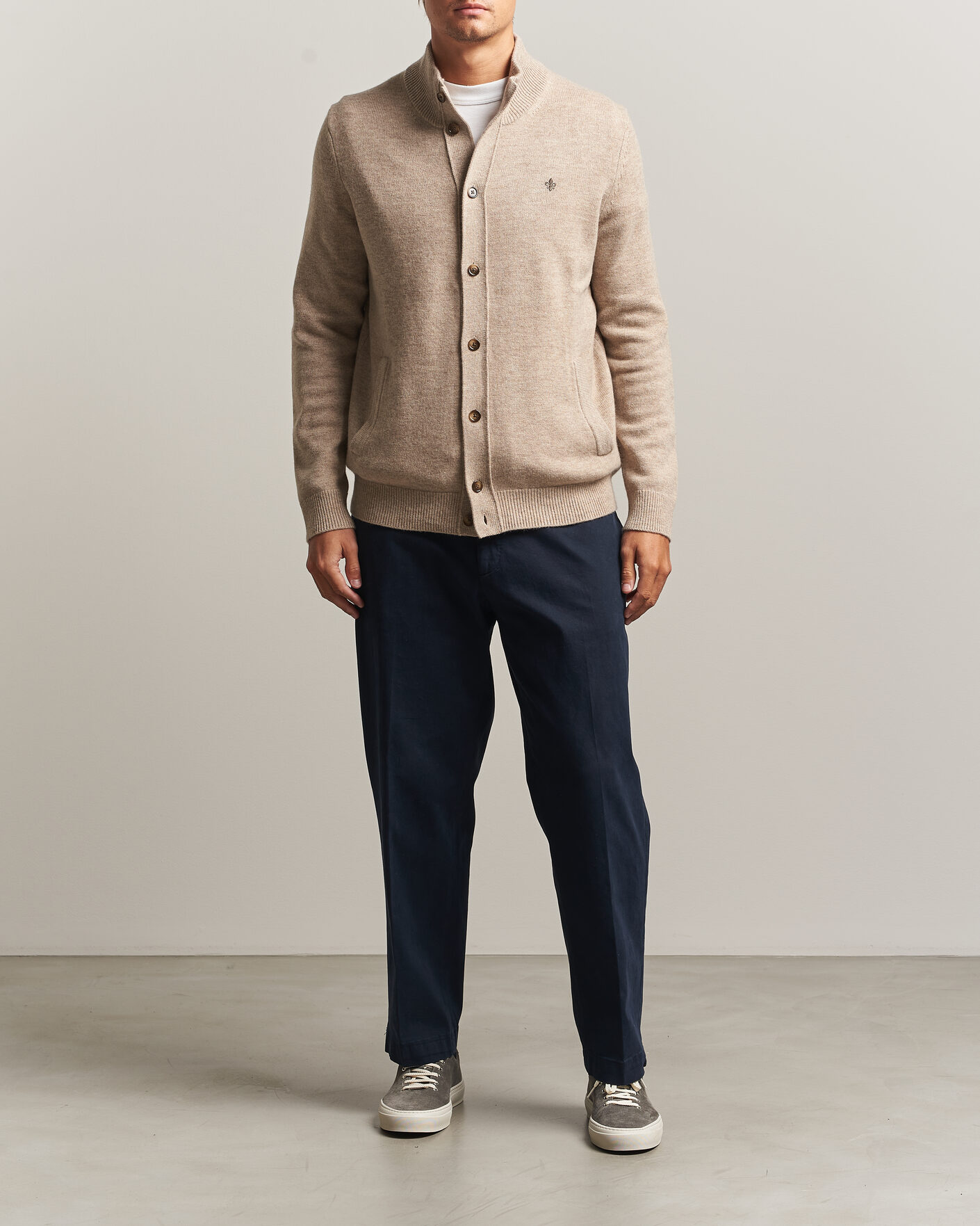 Homme | Pulls Et Tricots | Morris | Hertford Button Cardigan Khaki