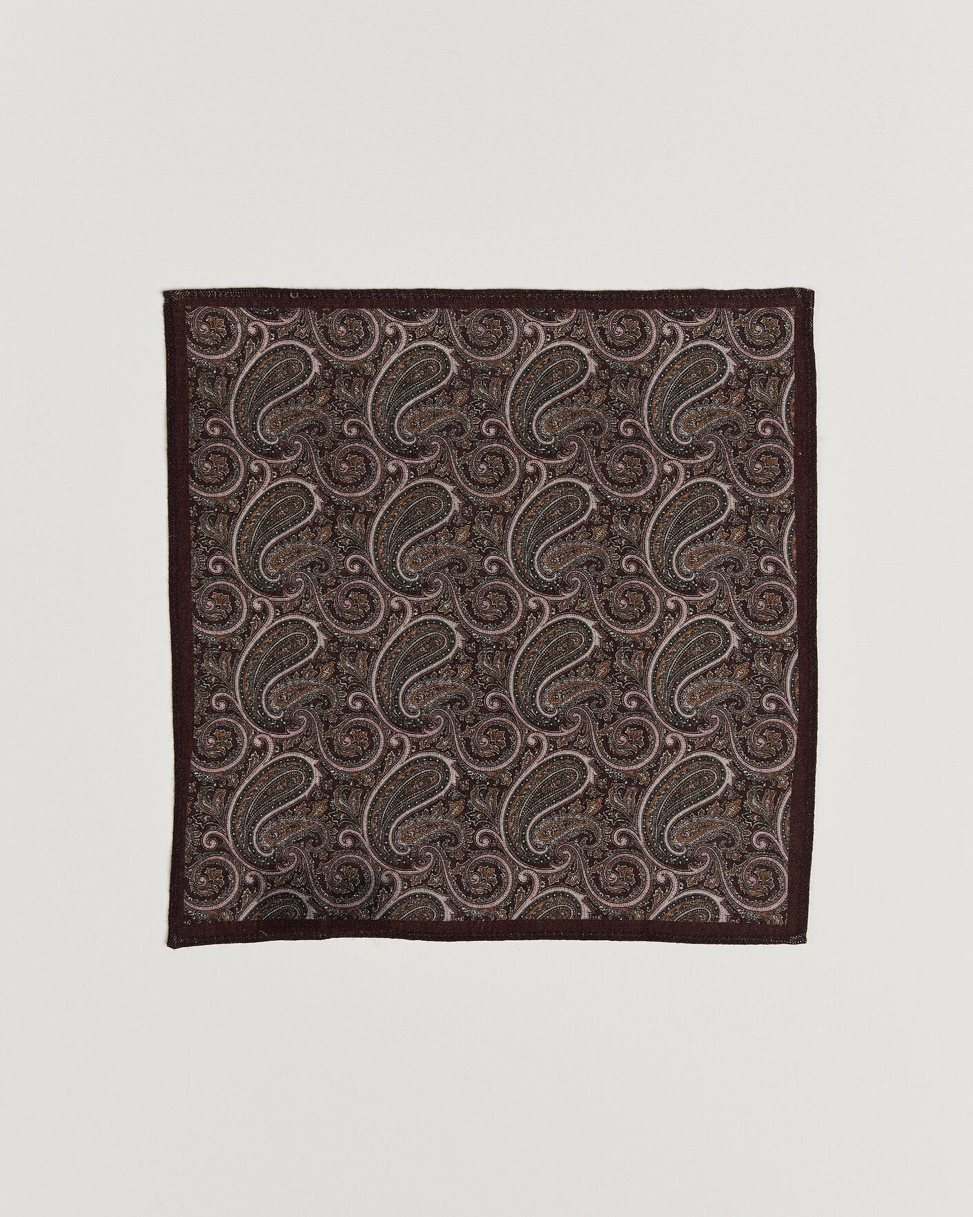 Homme | Cravates | Amanda Christensen | Box Set Wool 8 cm Tie And Pocket Square Wine